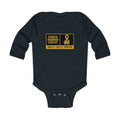 Infant - Cancer Warrior Company - Label Logo Long Sleeve Bodysuit