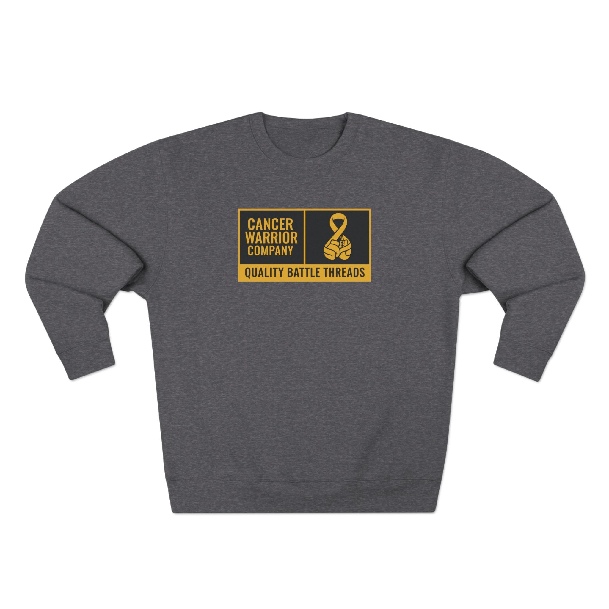 Adult (Unisex) - Cancer Warrior Company - Label Logo Sweatshirt