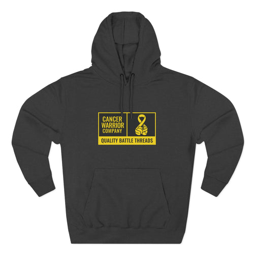 Adult (Unisex) - Cancer Warrior Company - Label Logo Hoodie