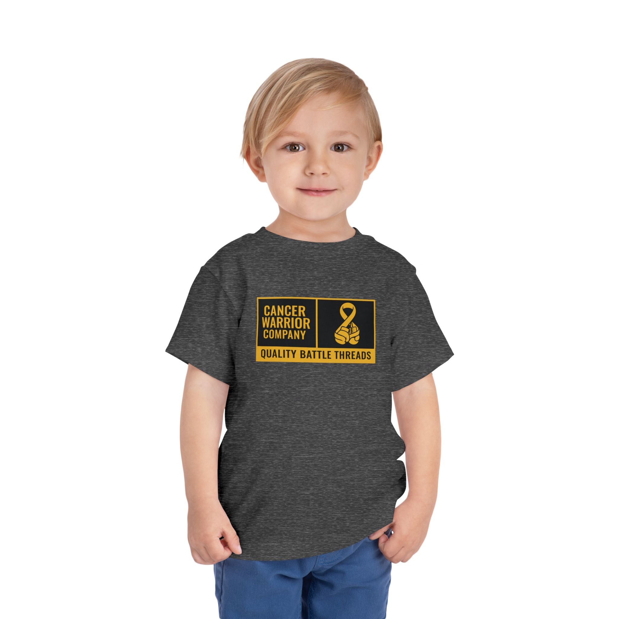 Toddler - Cancer Warrior Company - Label Logo Tee