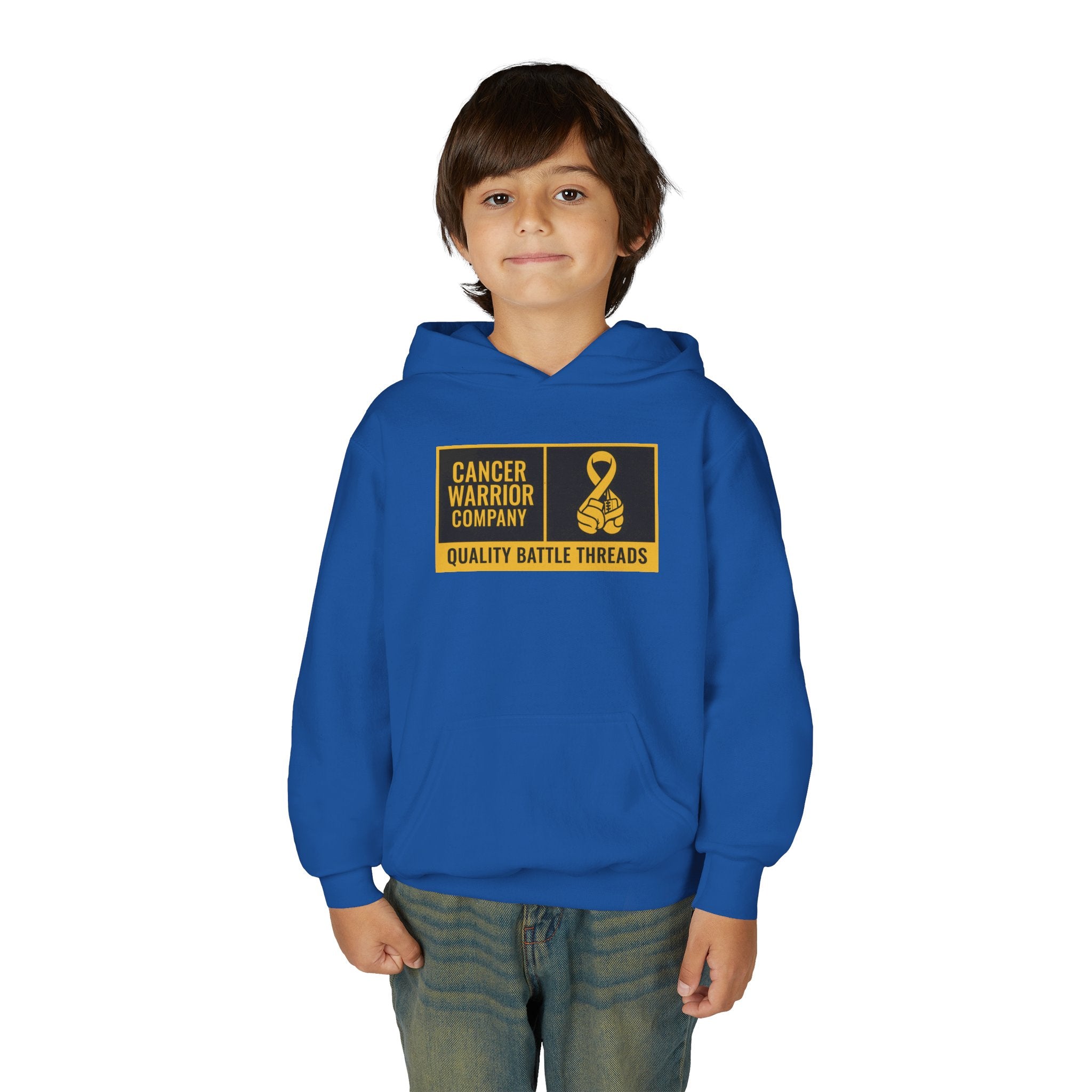Youth - Cancer Warrior Company - Label Logo Hoodie