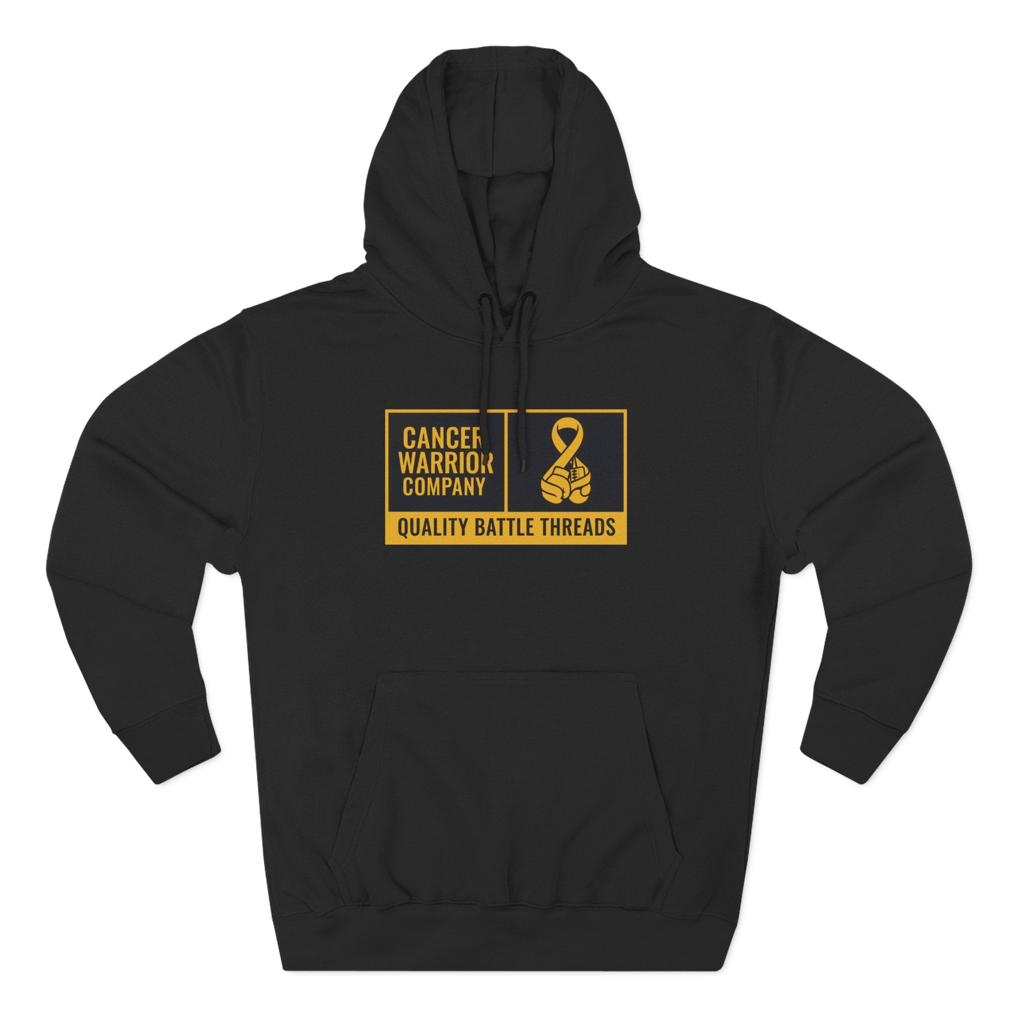 Adult (Unisex) - Cancer Warrior Company - Label Logo Hoodie