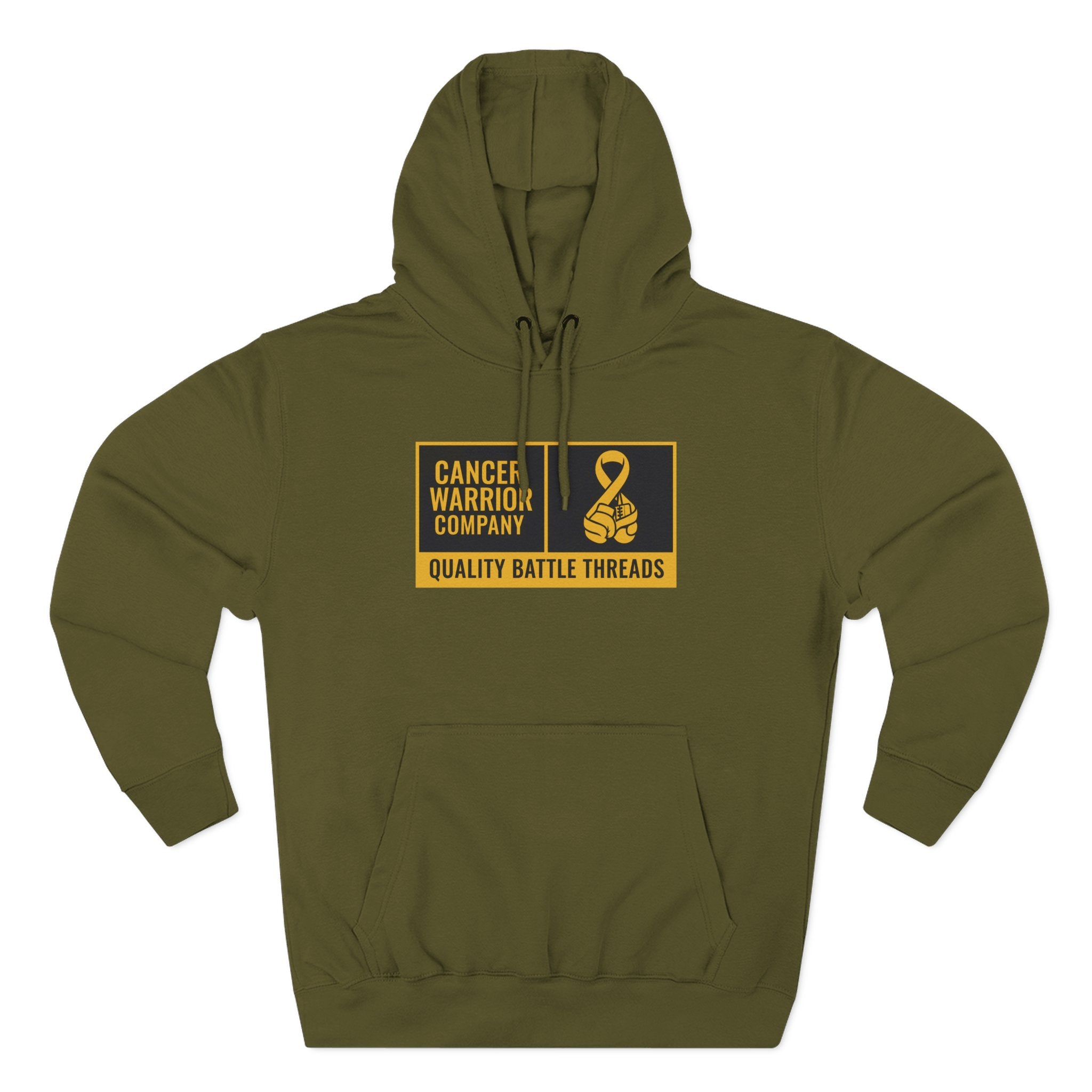 Adult (Unisex) - Cancer Warrior Company - Label Logo Hoodie