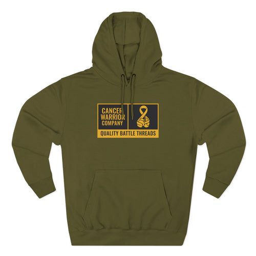 Adult (Unisex) - Cancer Warrior Company - Label Logo Hoodie