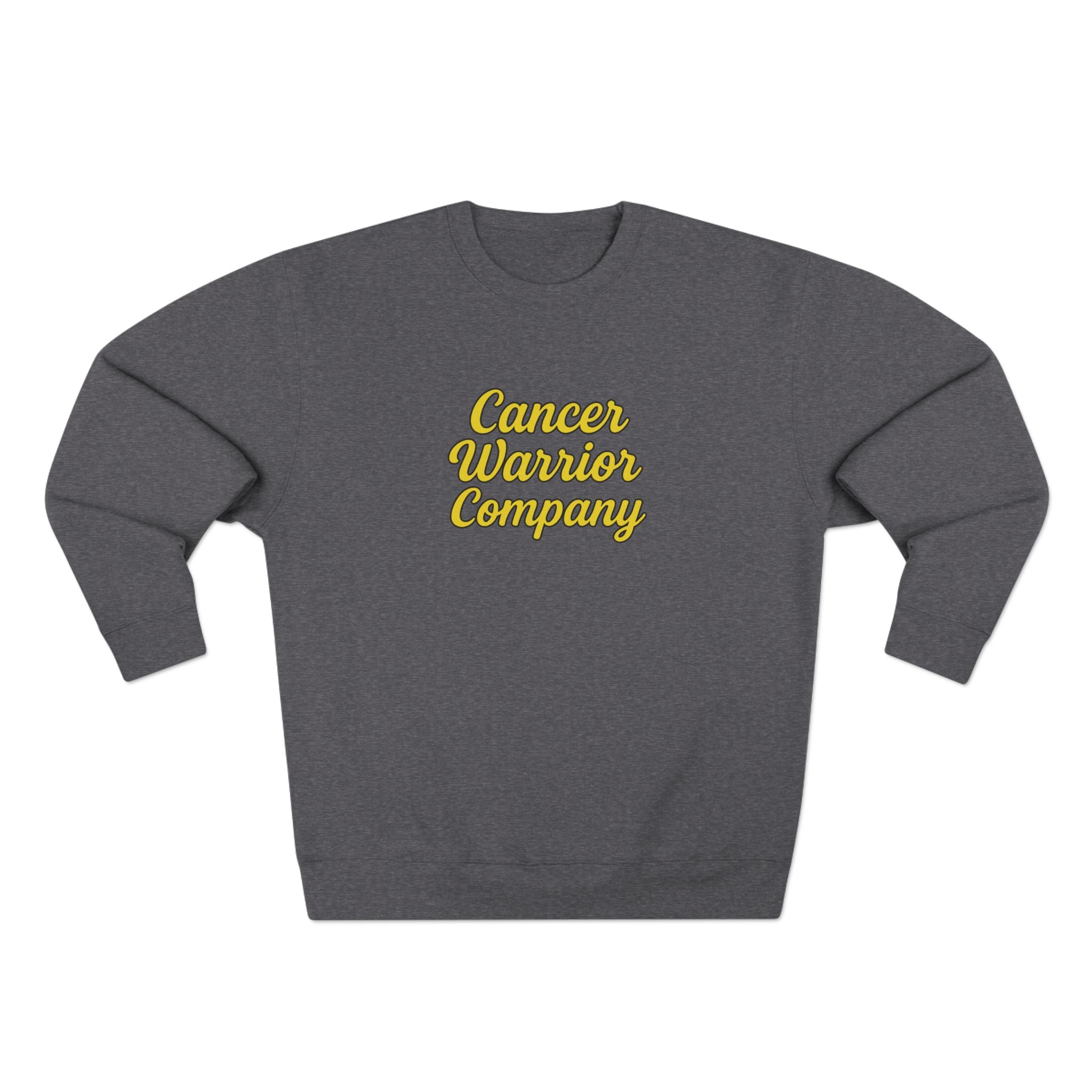 Adult (Unisex) - Cancer Warrior Company - Signature Script Sweatshirt