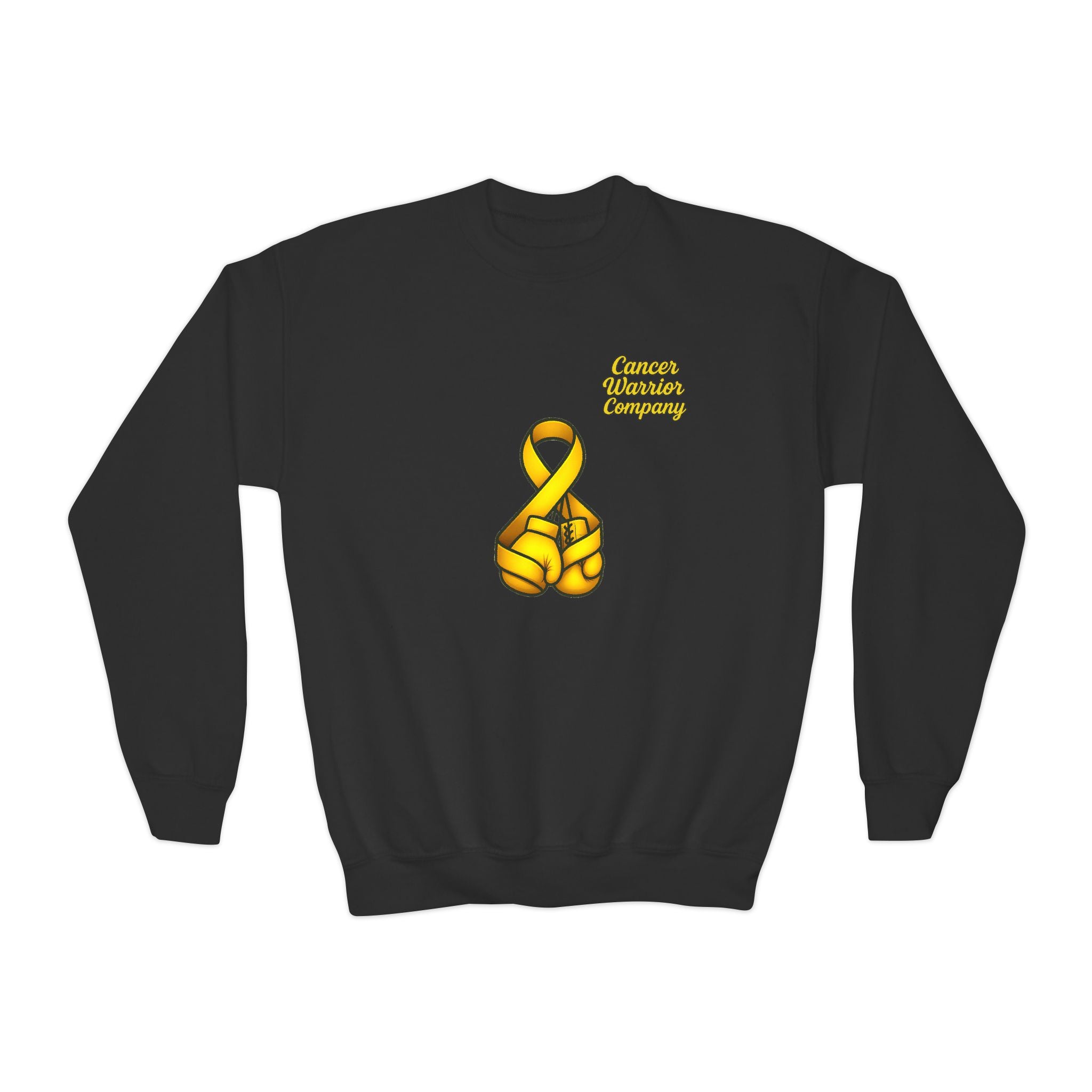 Youth - Cancer Warrior Company - Boxing Gloves Sweatshirt