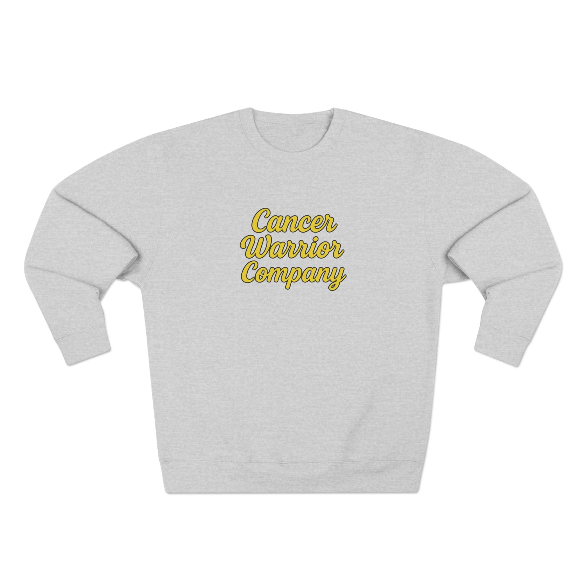 Adult (Unisex) - Cancer Warrior Company - Signature Script Sweatshirt