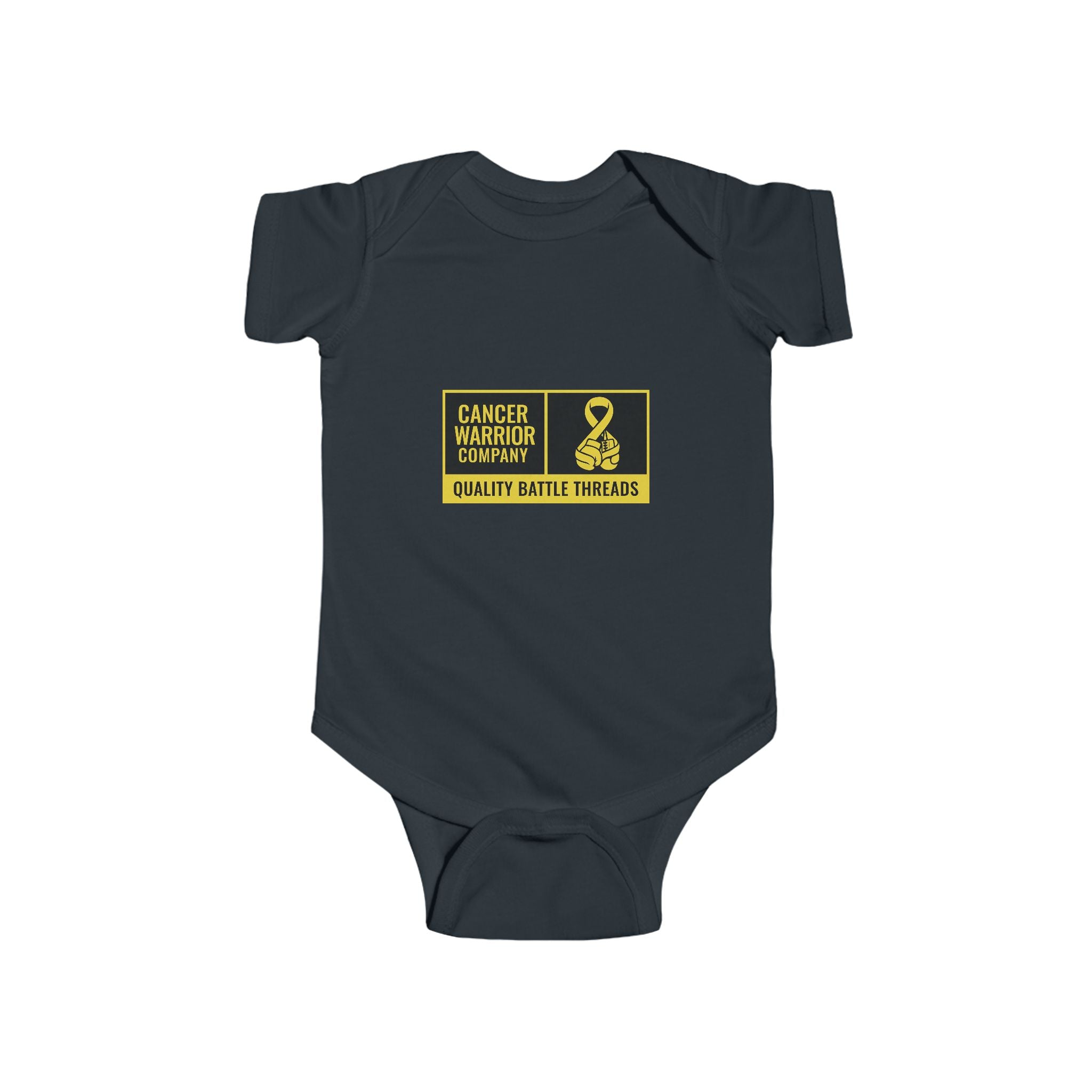 Infant - Cancer Warrior Company - Label Logo Bodysuit