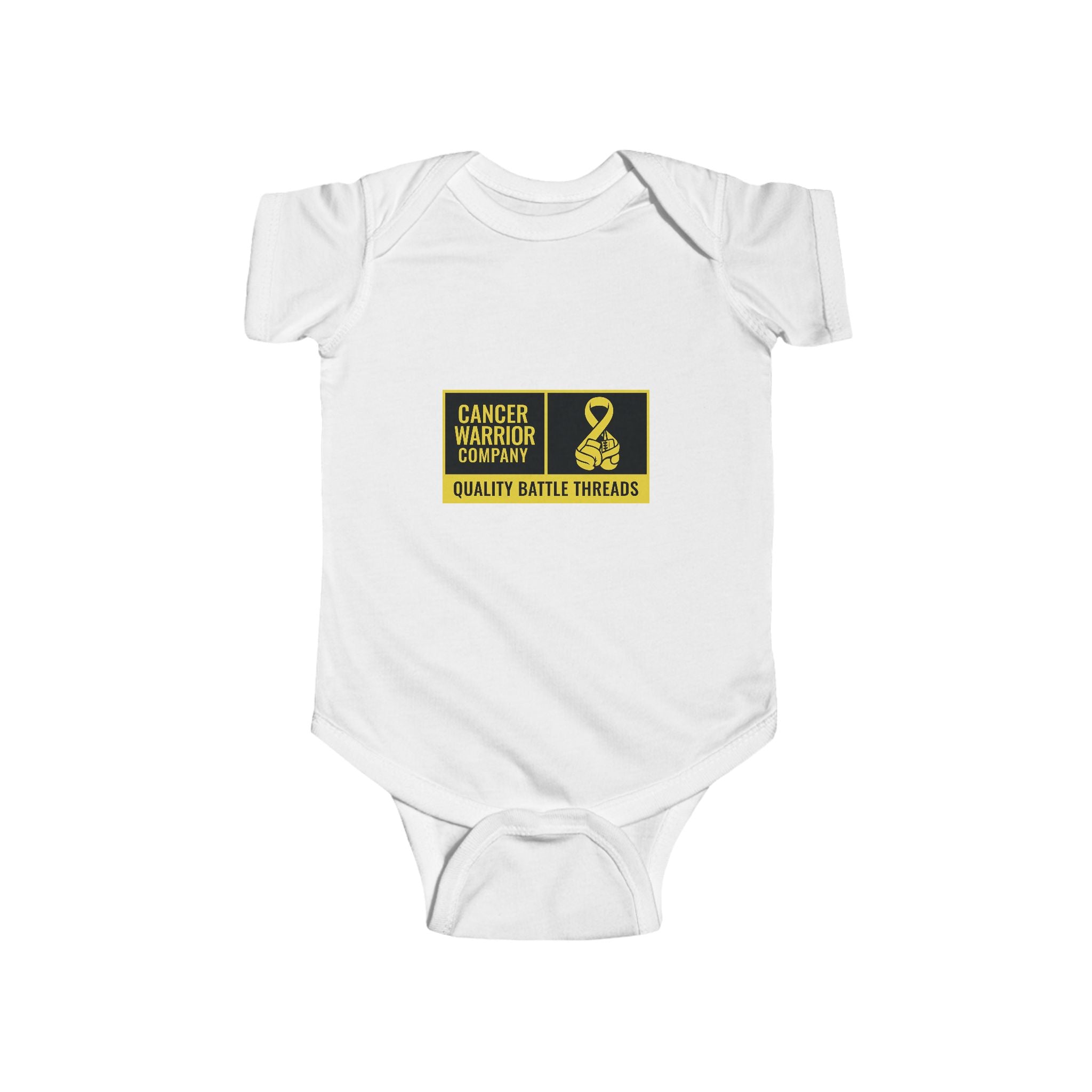 Infant - Cancer Warrior Company - Label Logo Bodysuit