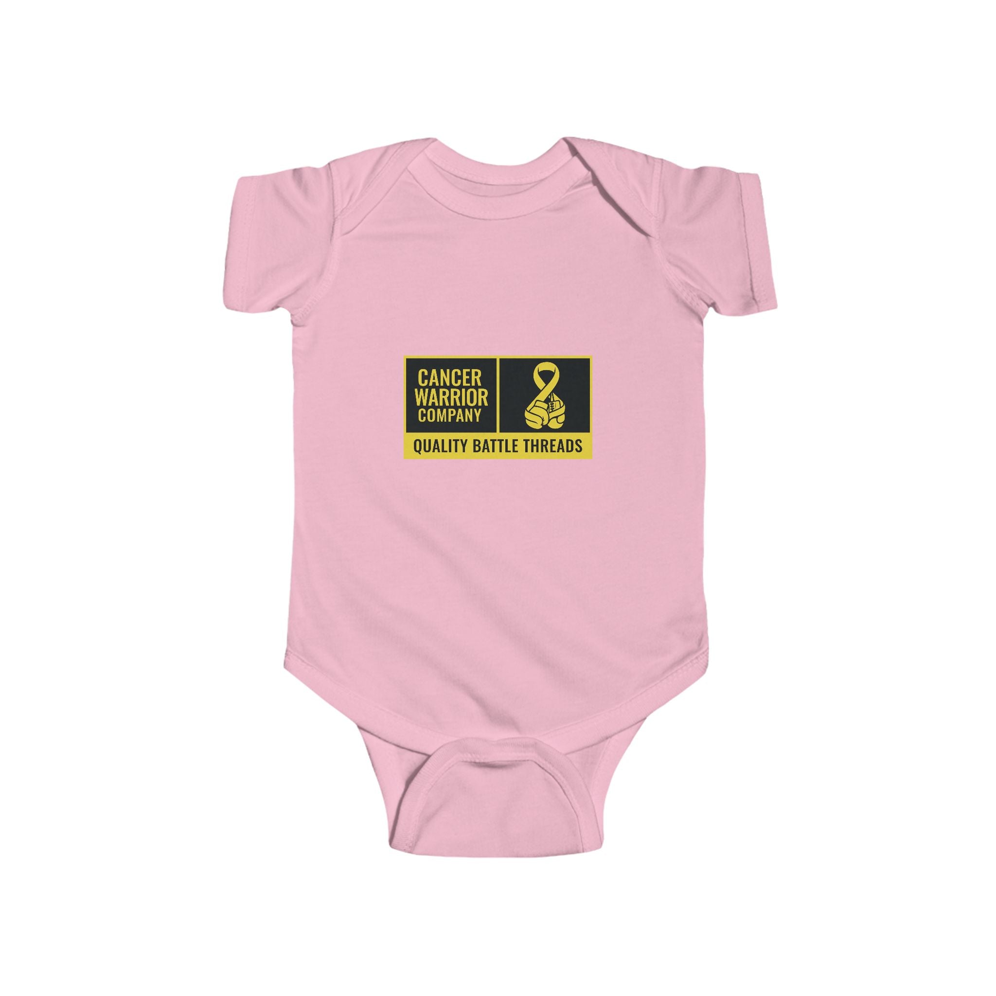 Infant - Cancer Warrior Company - Label Logo Bodysuit