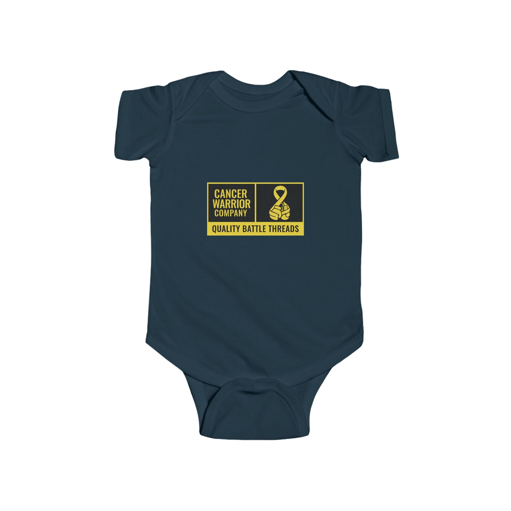 Infant - Cancer Warrior Company - Label Logo Bodysuit
