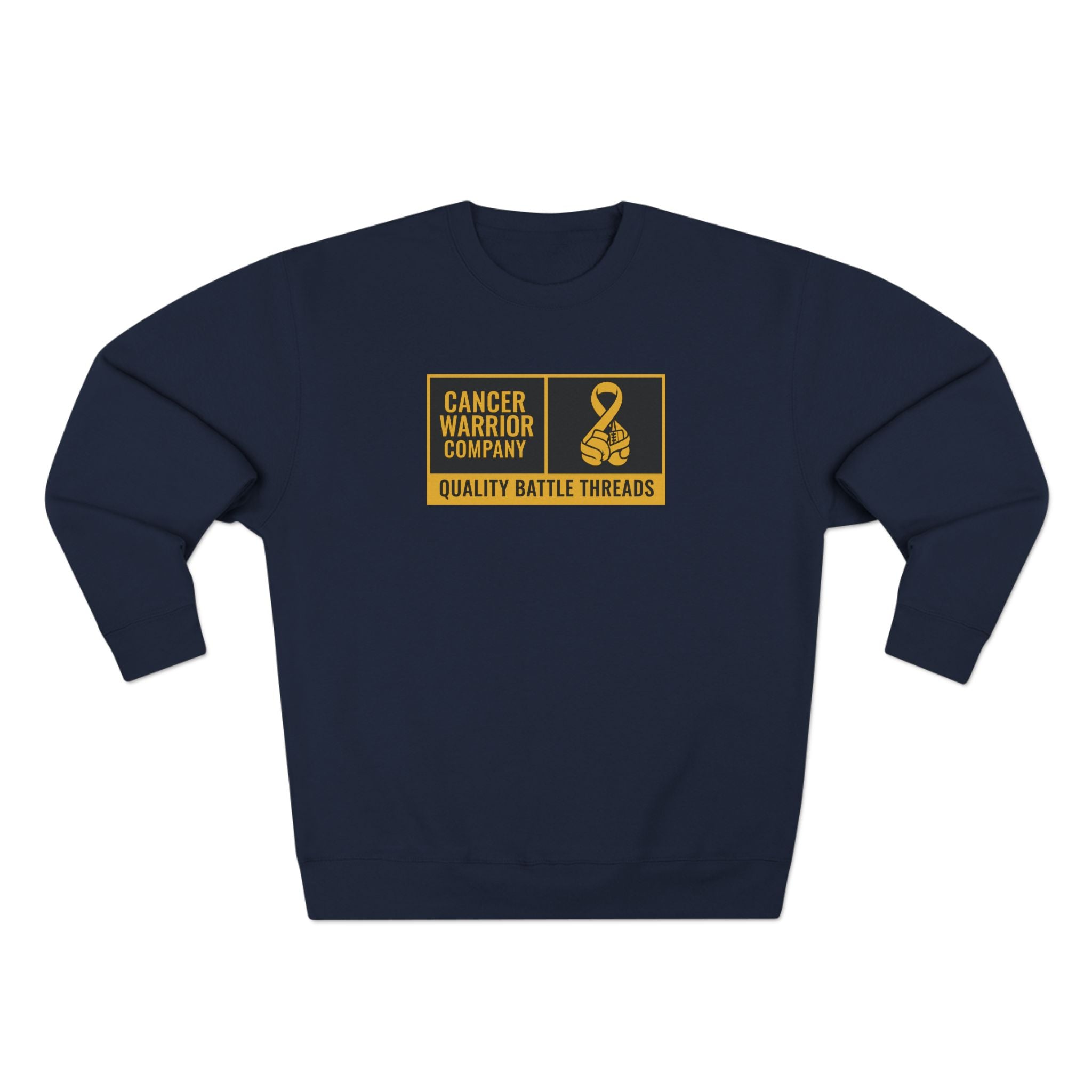 Adult (Unisex) - Cancer Warrior Company - Label Logo Sweatshirt
