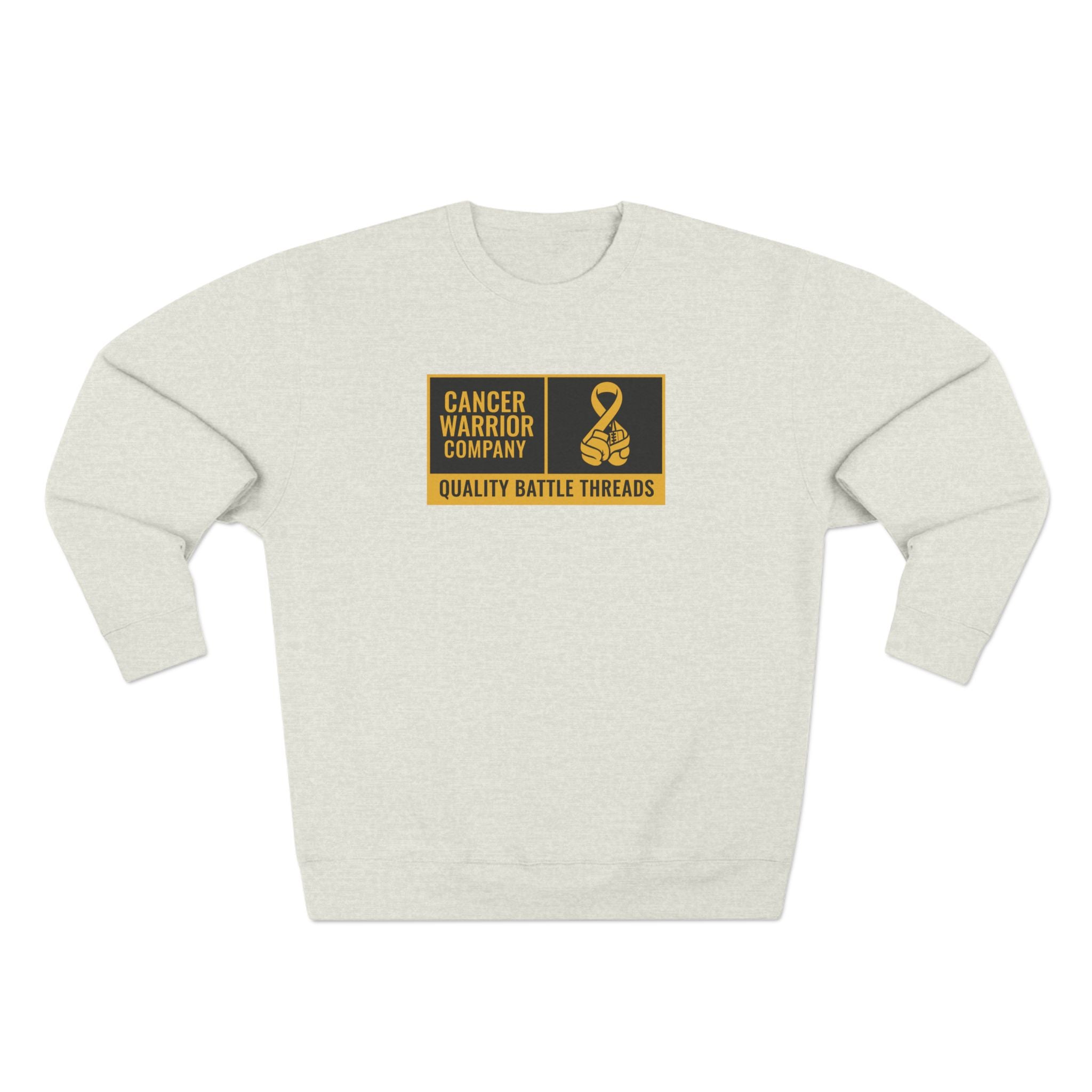 Adult (Unisex) - Cancer Warrior Company - Label Logo Sweatshirt