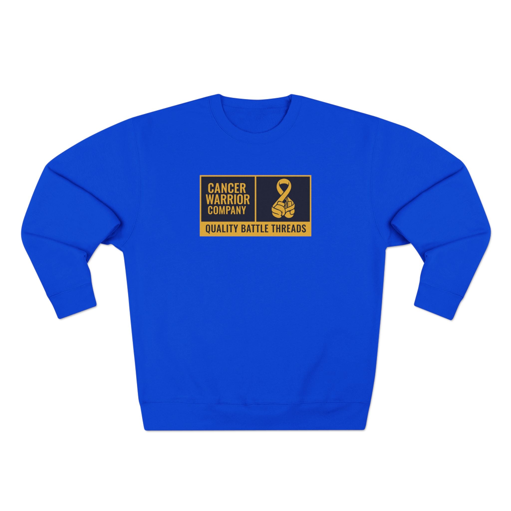 Adult (Unisex) - Cancer Warrior Company - Label Logo Sweatshirt