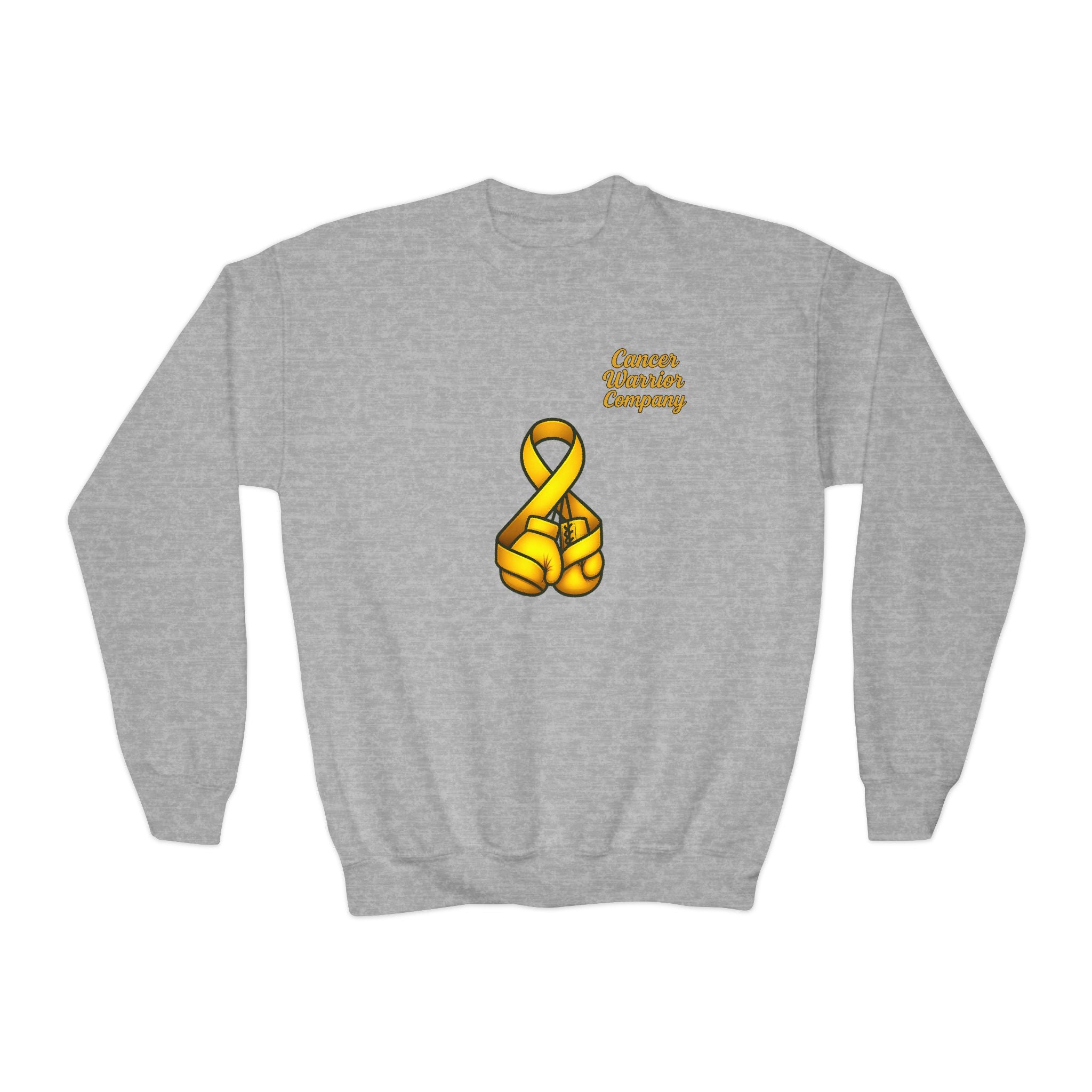 Youth - Cancer Warrior Company - Boxing Gloves Sweatshirt