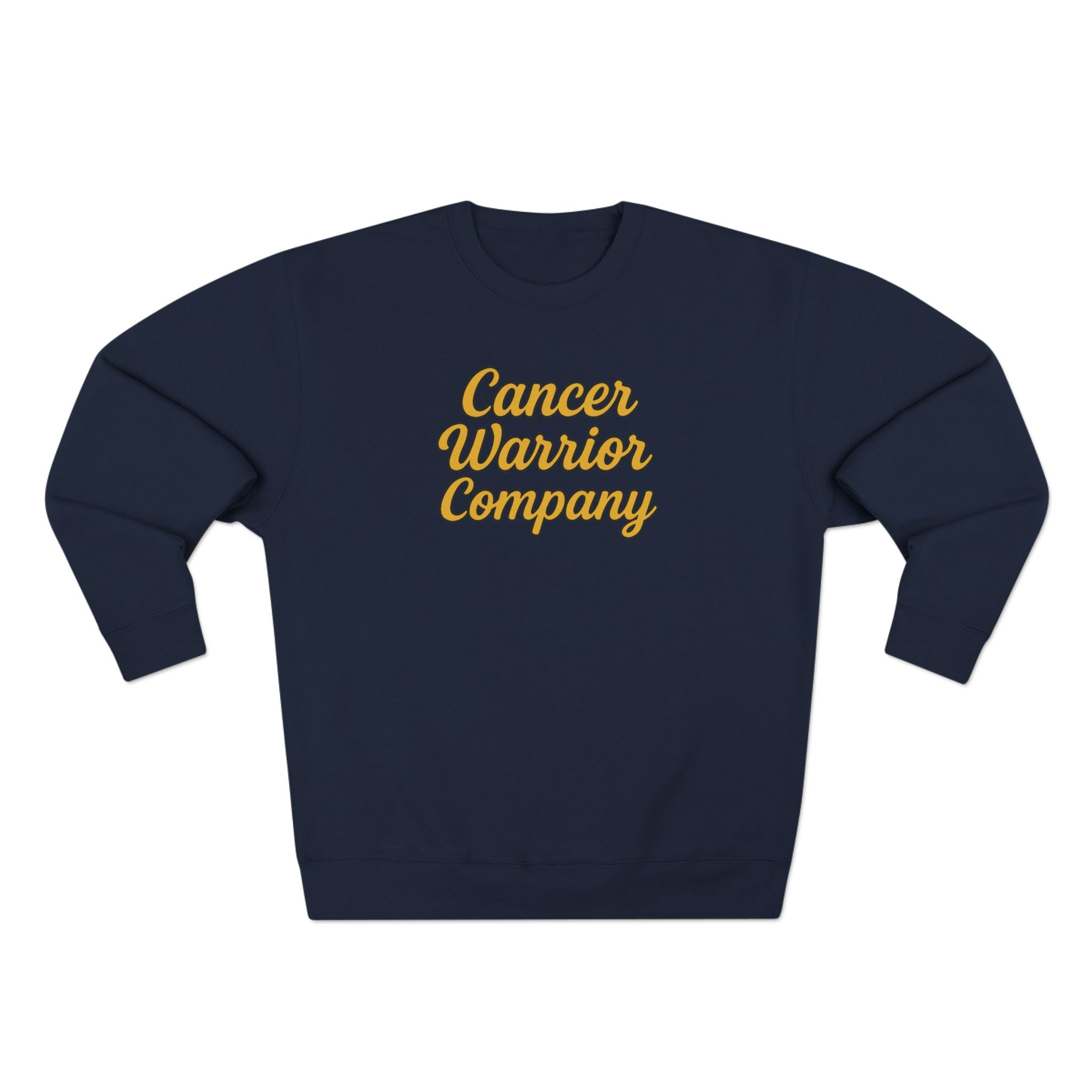 Adult (Unisex) - Cancer Warrior Company - Signature Script Sweatshirt