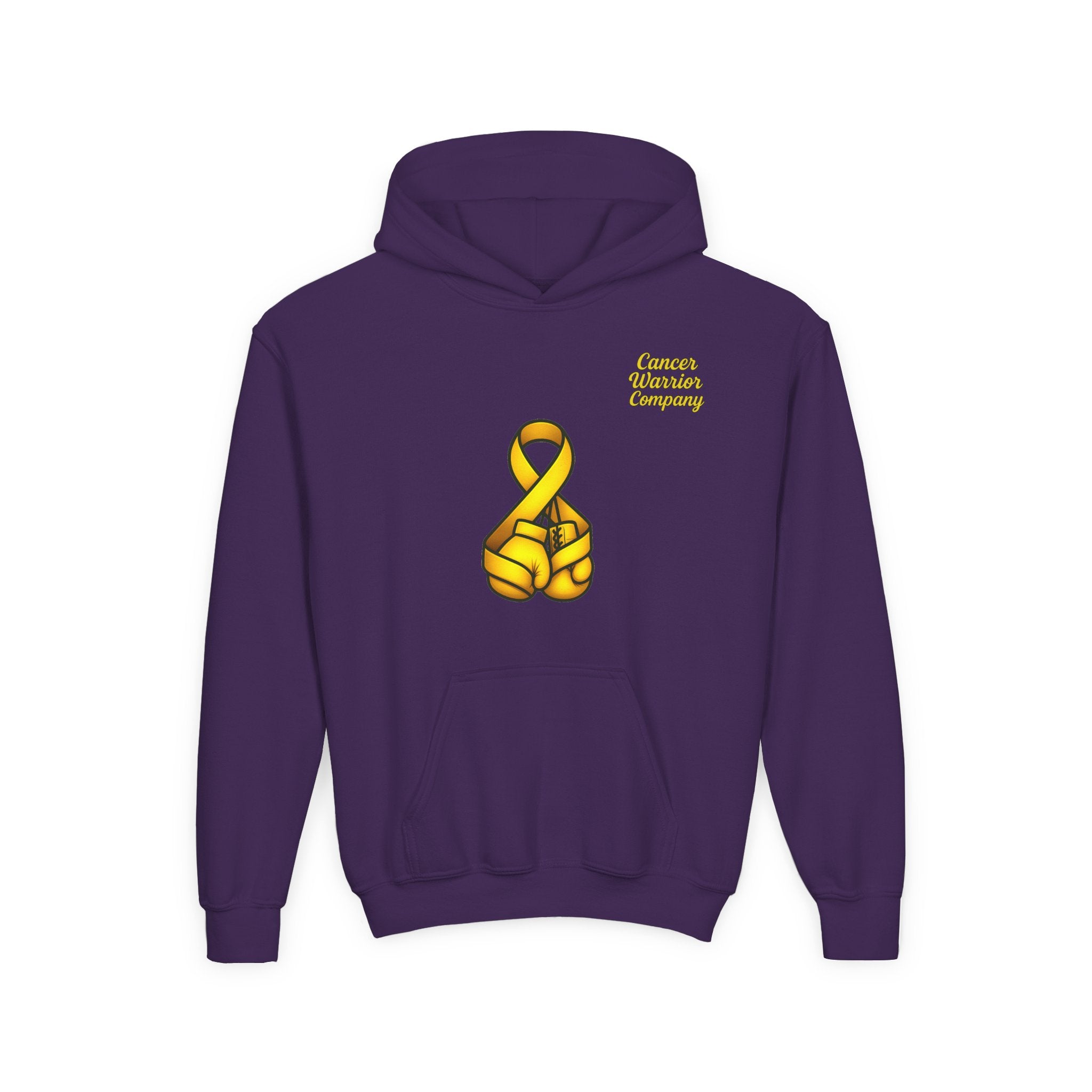 Youth - Cancer Warrior Company - Boxing Gloves Hoodie