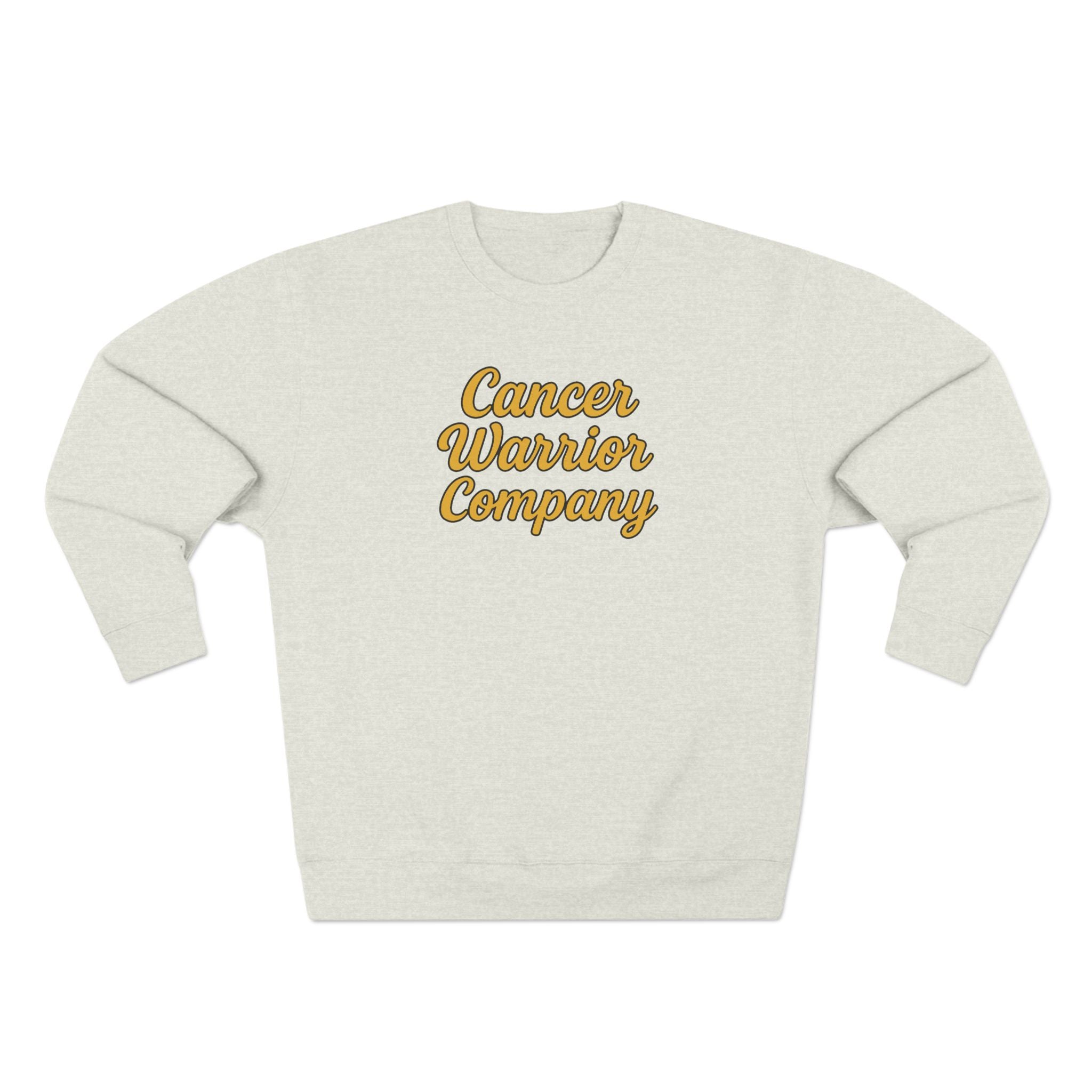 Adult (Unisex) - Cancer Warrior Company - Signature Script Sweatshirt