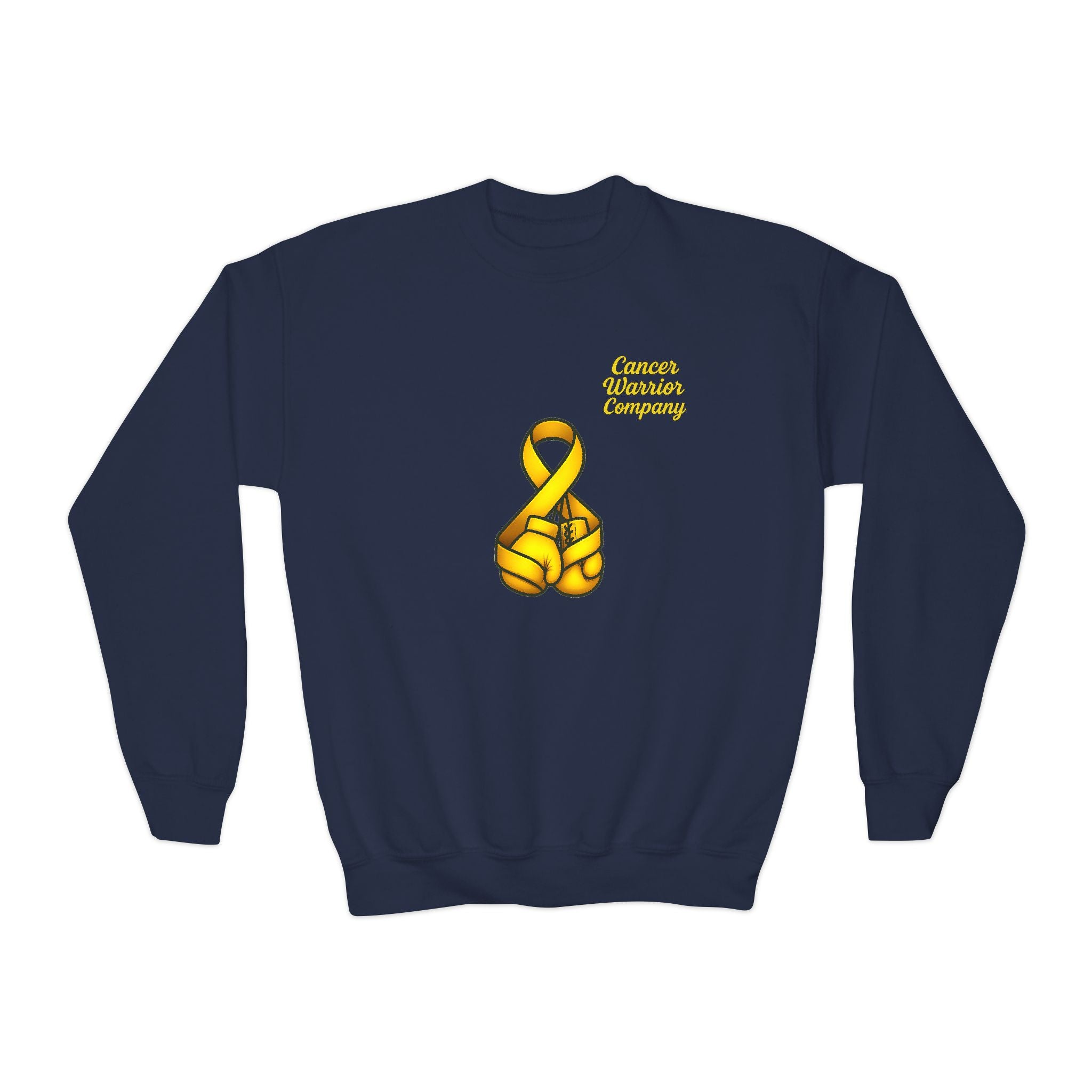 Youth - Cancer Warrior Company - Boxing Gloves Sweatshirt