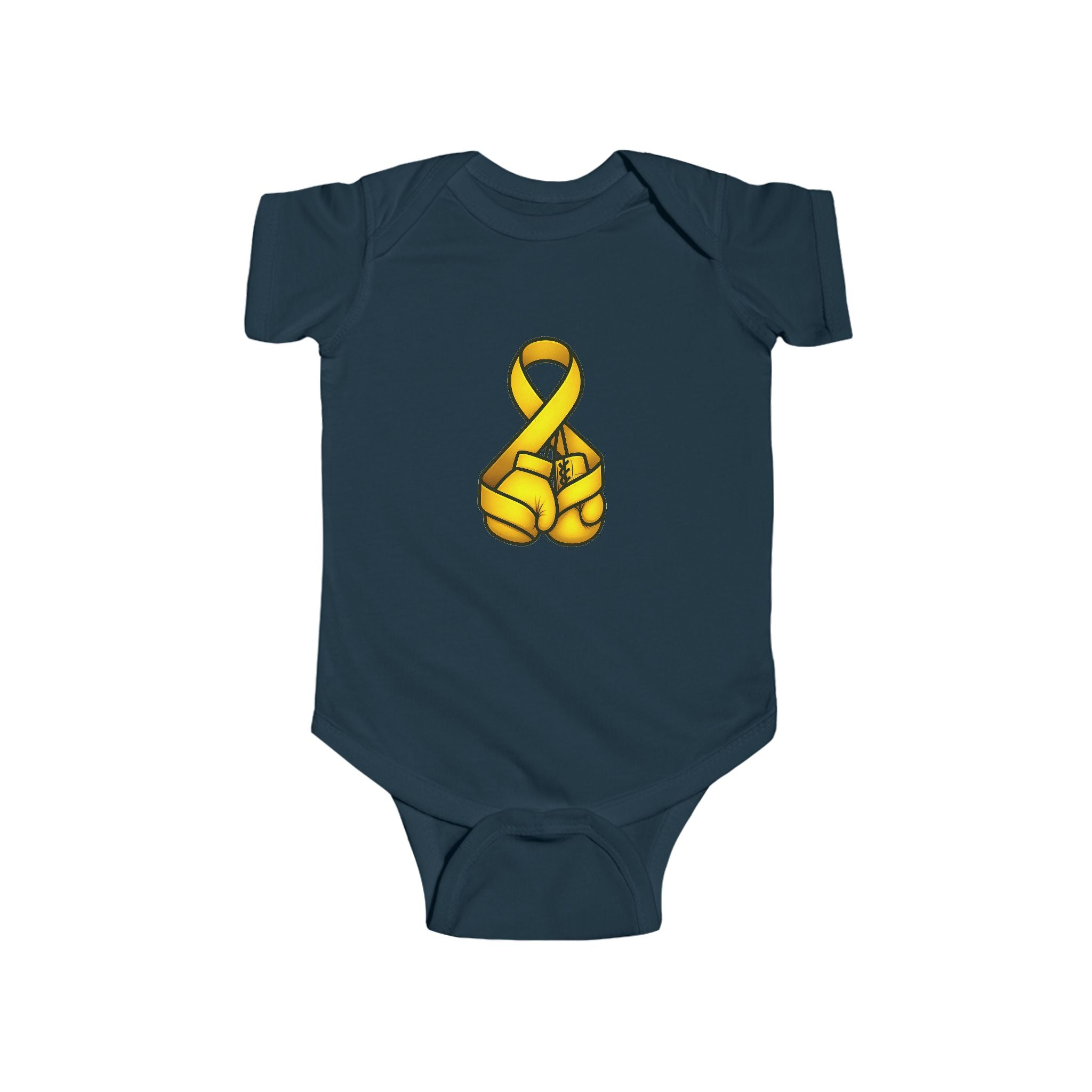 Infant - Cancer Warrior Company - Boxing Gloves Bodysuit