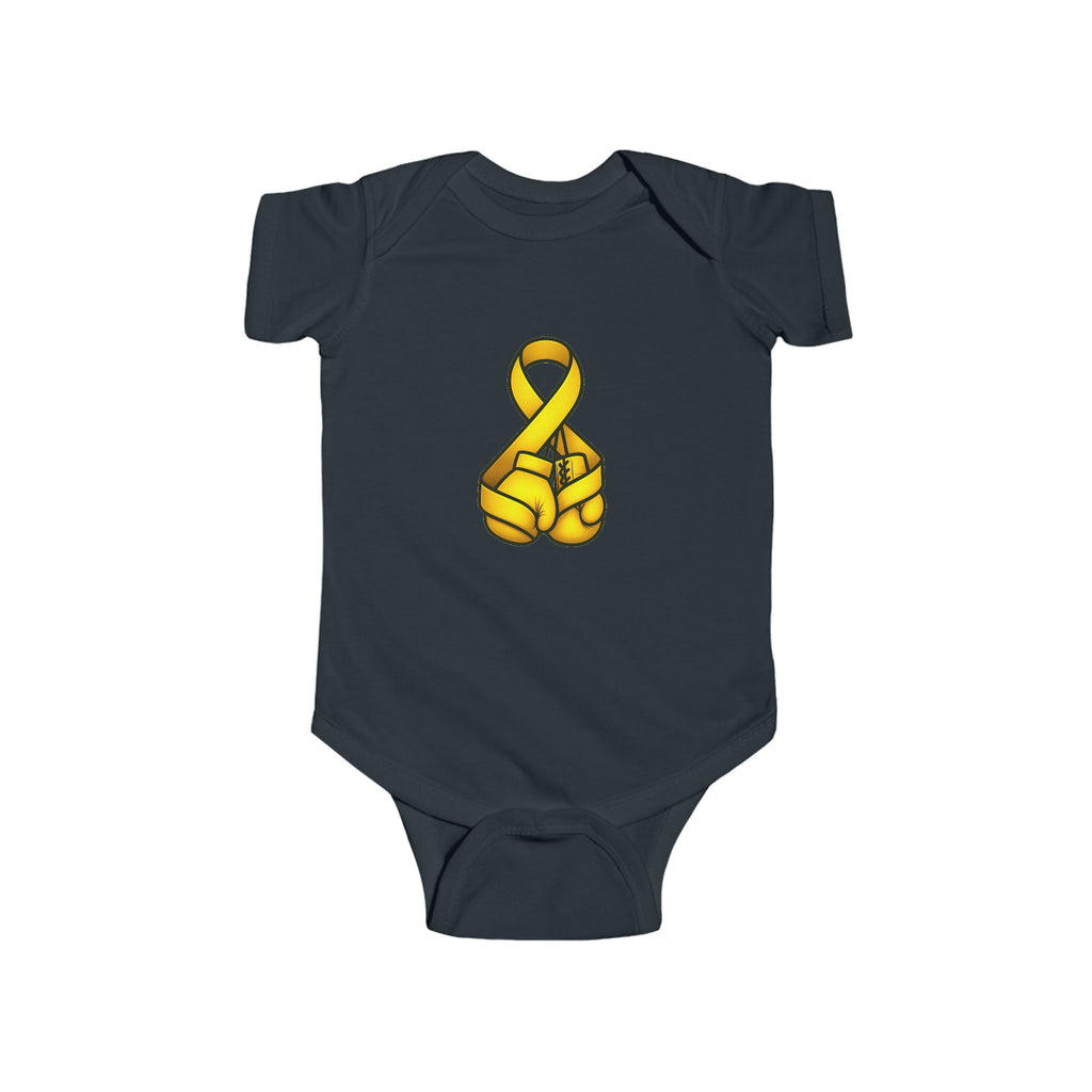 Infant - Cancer Warrior Company - Boxing Gloves Bodysuit
