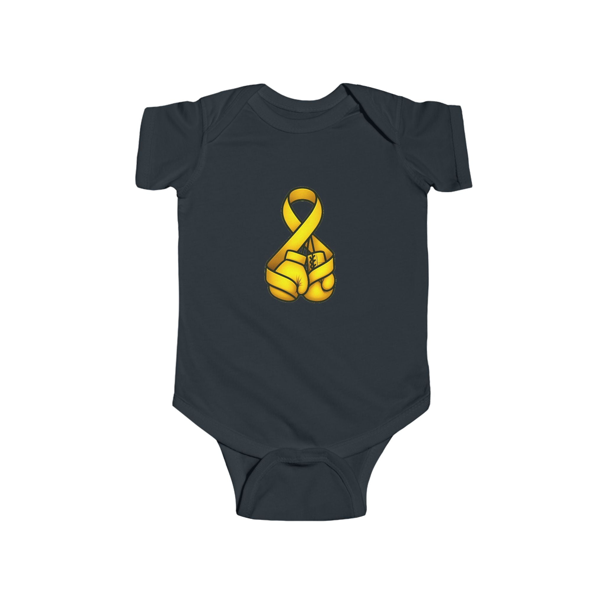Infant - Cancer Warrior Company - Boxing Gloves Bodysuit