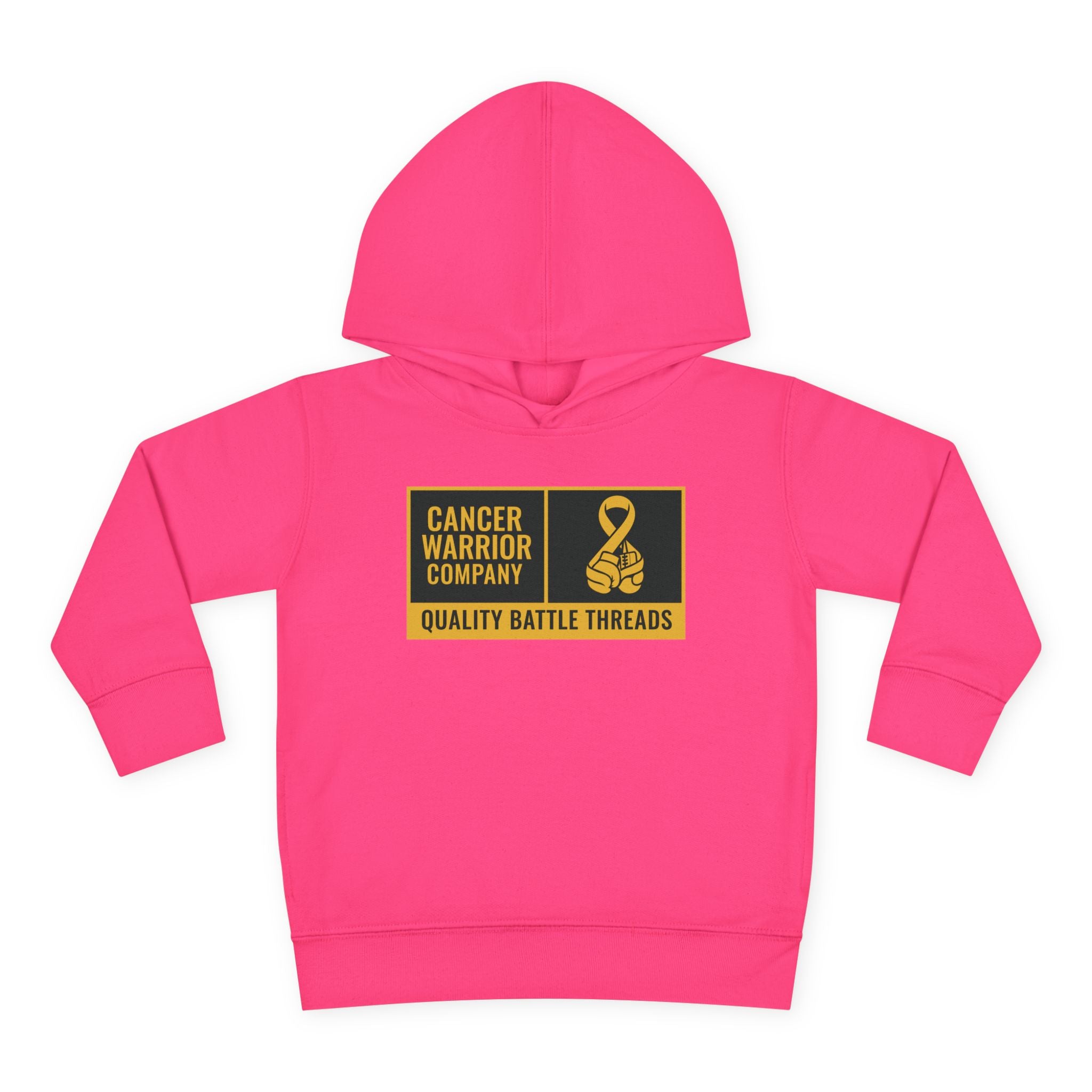 Toddler - Cancer Warrior Company - Label Logo Hoodie
