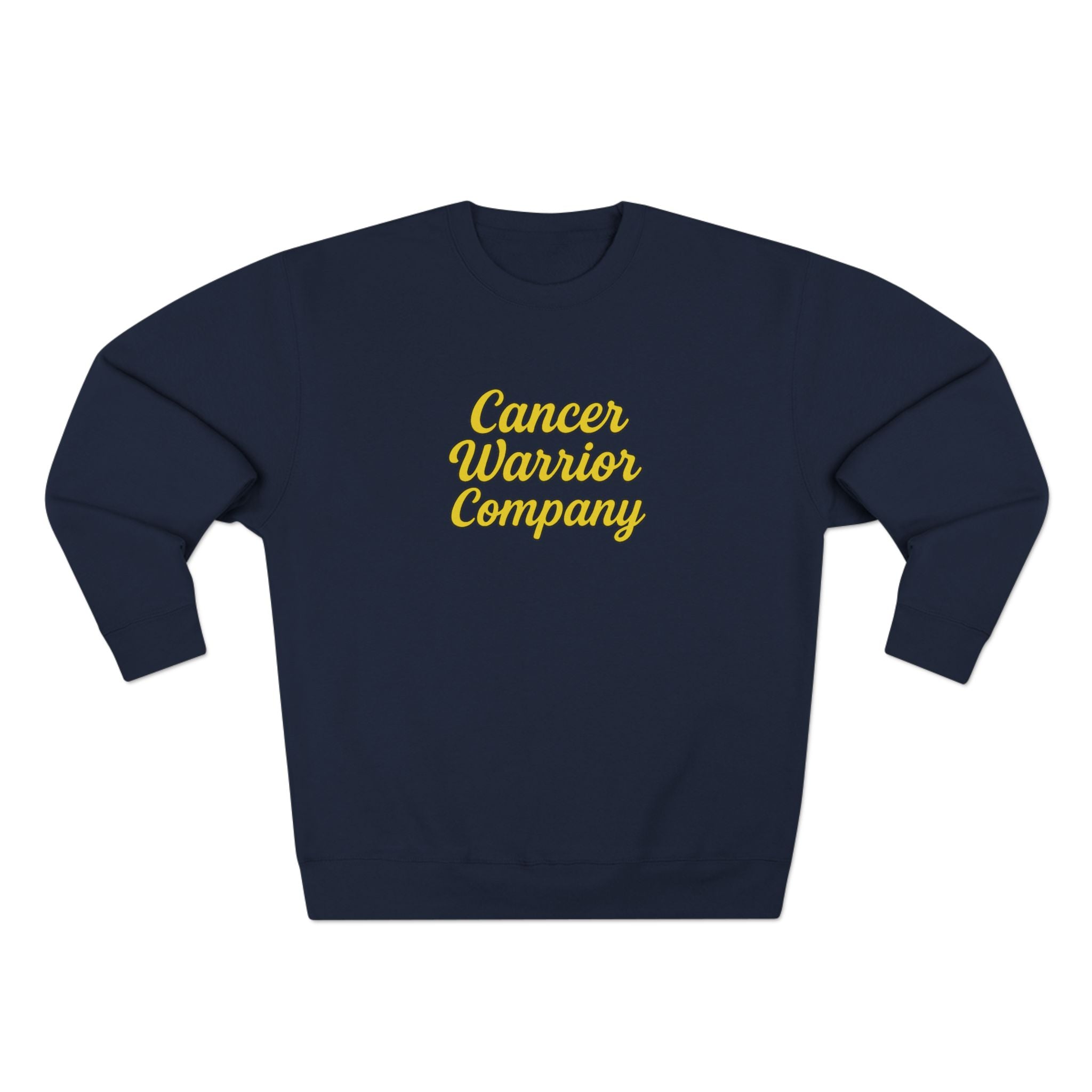 Adult (Unisex) - Cancer Warrior Company - Signature Script Sweatshirt