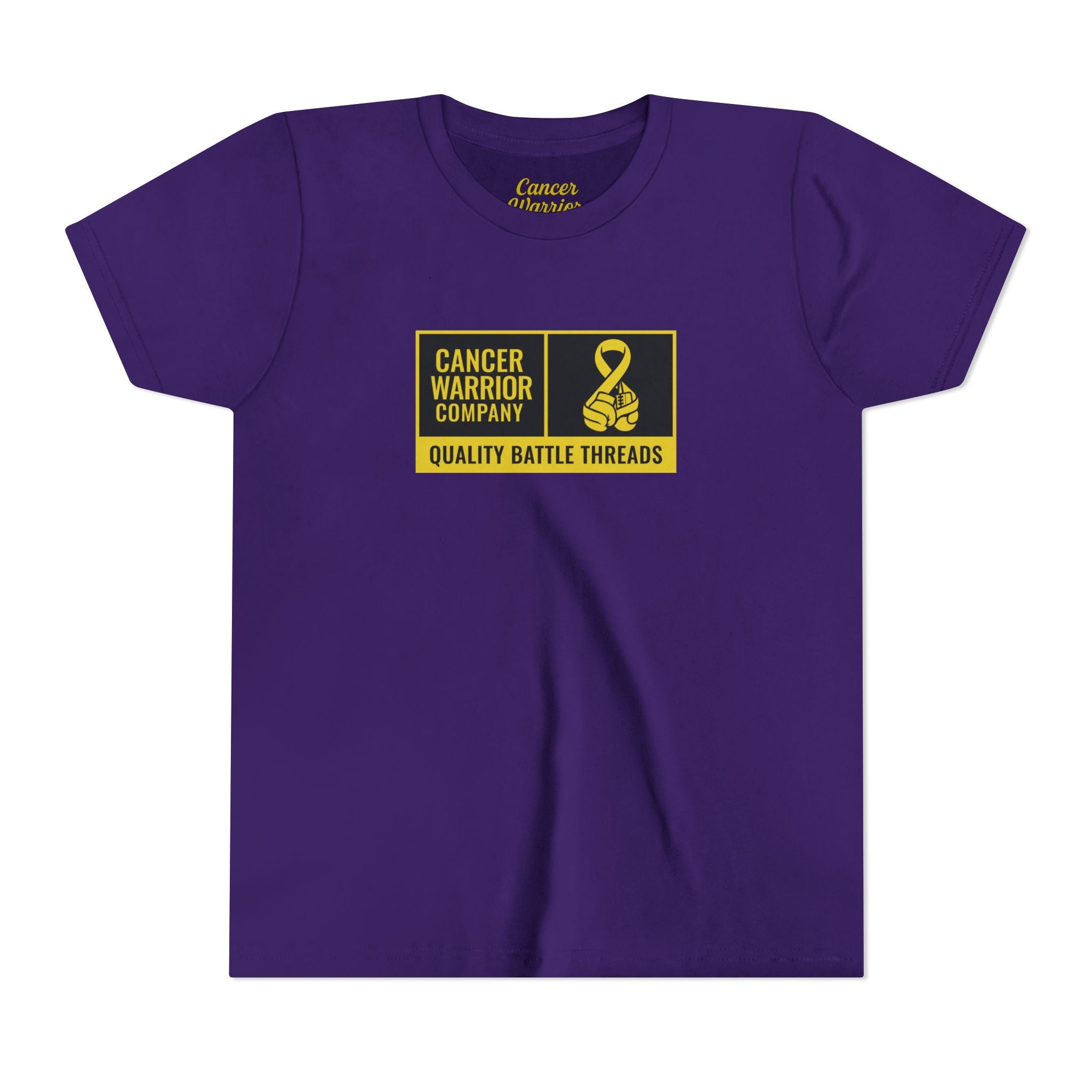 Youth - Cancer Warrior Company - Label Logo Tee