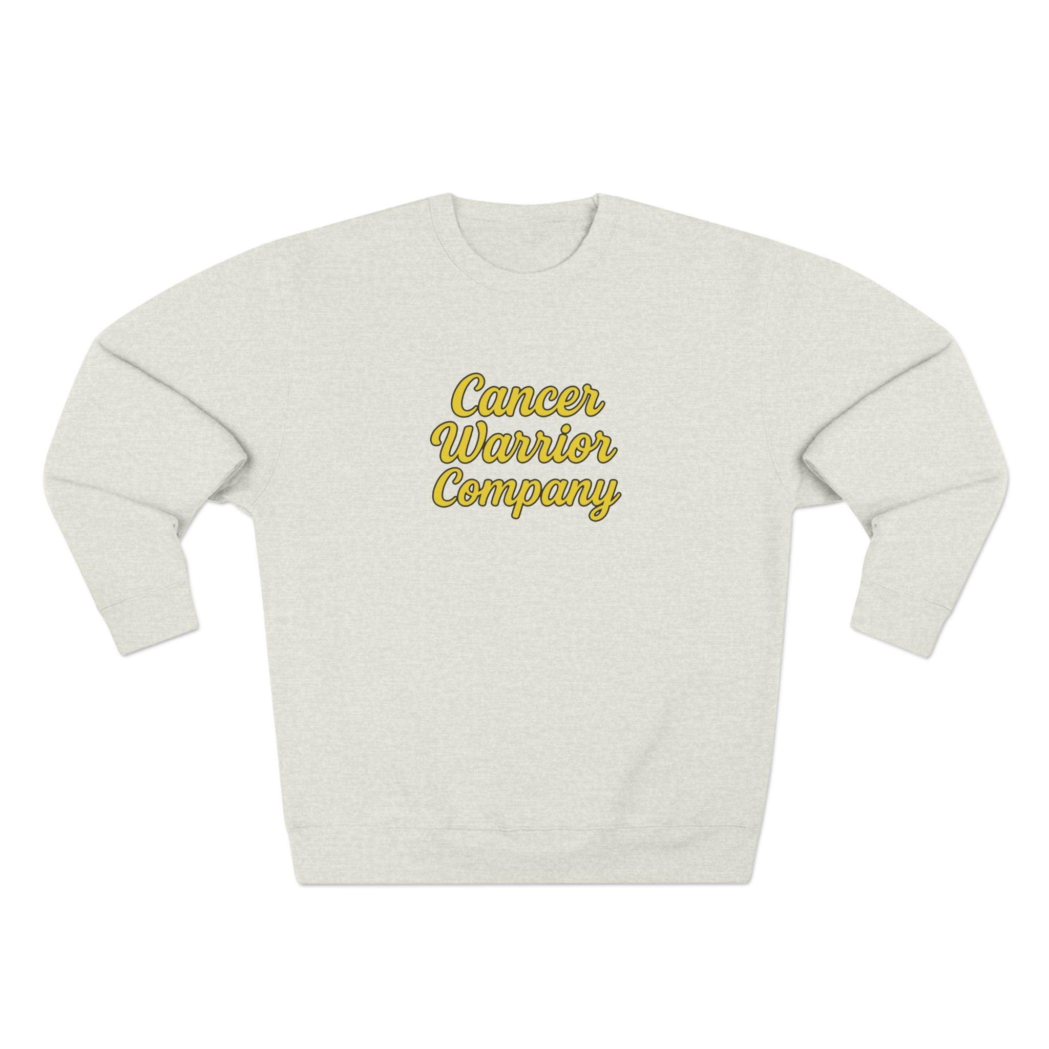 Adult (Unisex) - Cancer Warrior Company - Signature Script Sweatshirt