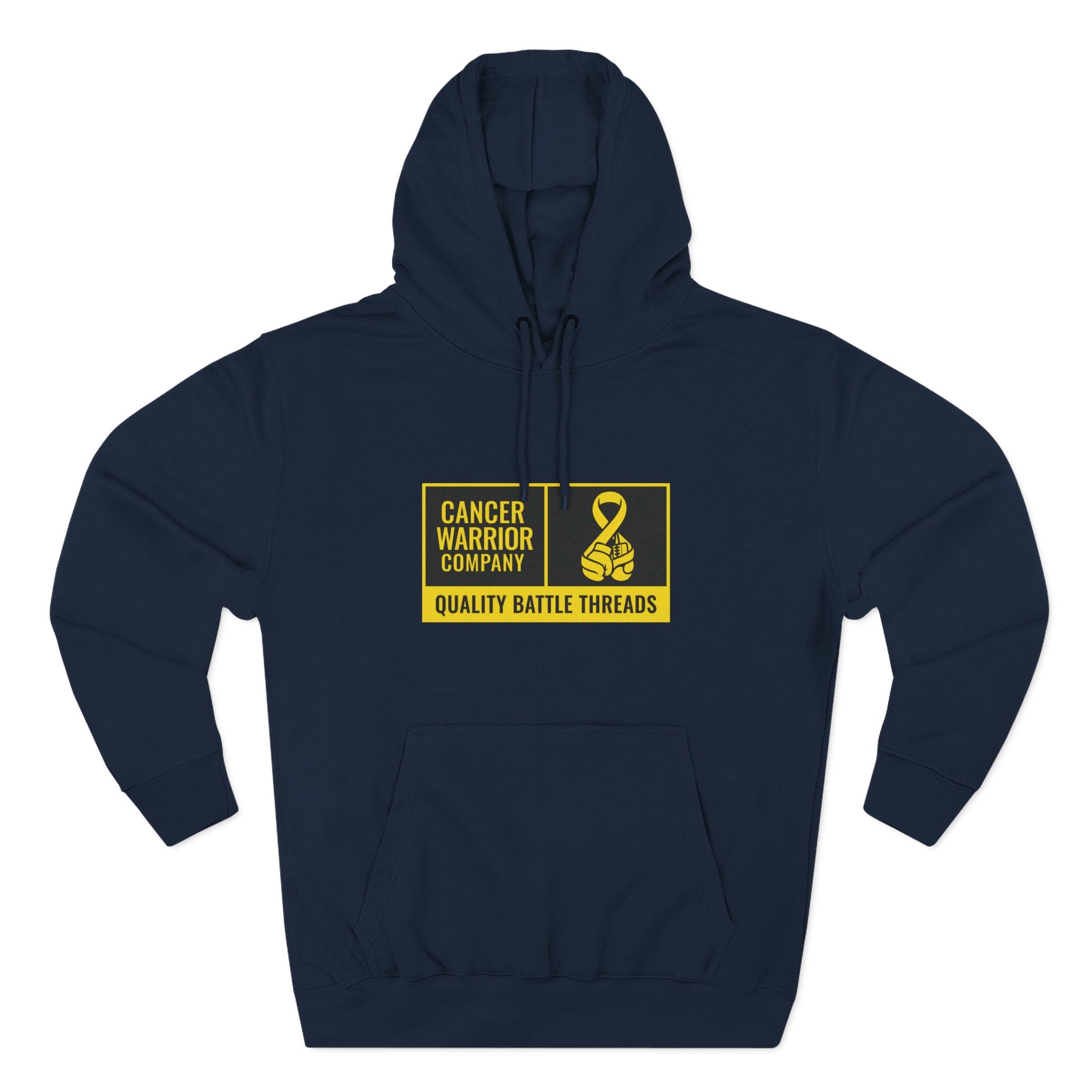 Adult (Unisex) - Cancer Warrior Company - Label Logo Hoodie