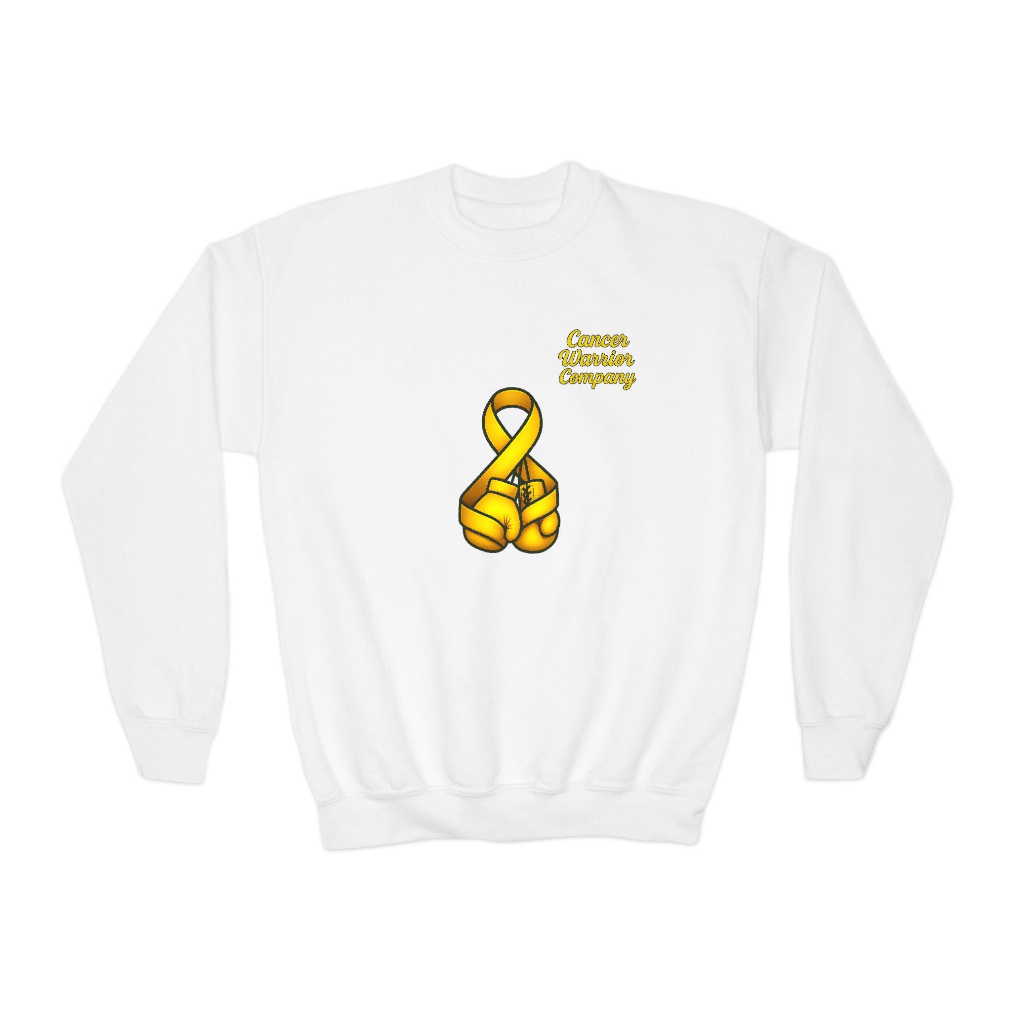 Youth - Cancer Warrior Company - Boxing Gloves Sweatshirt