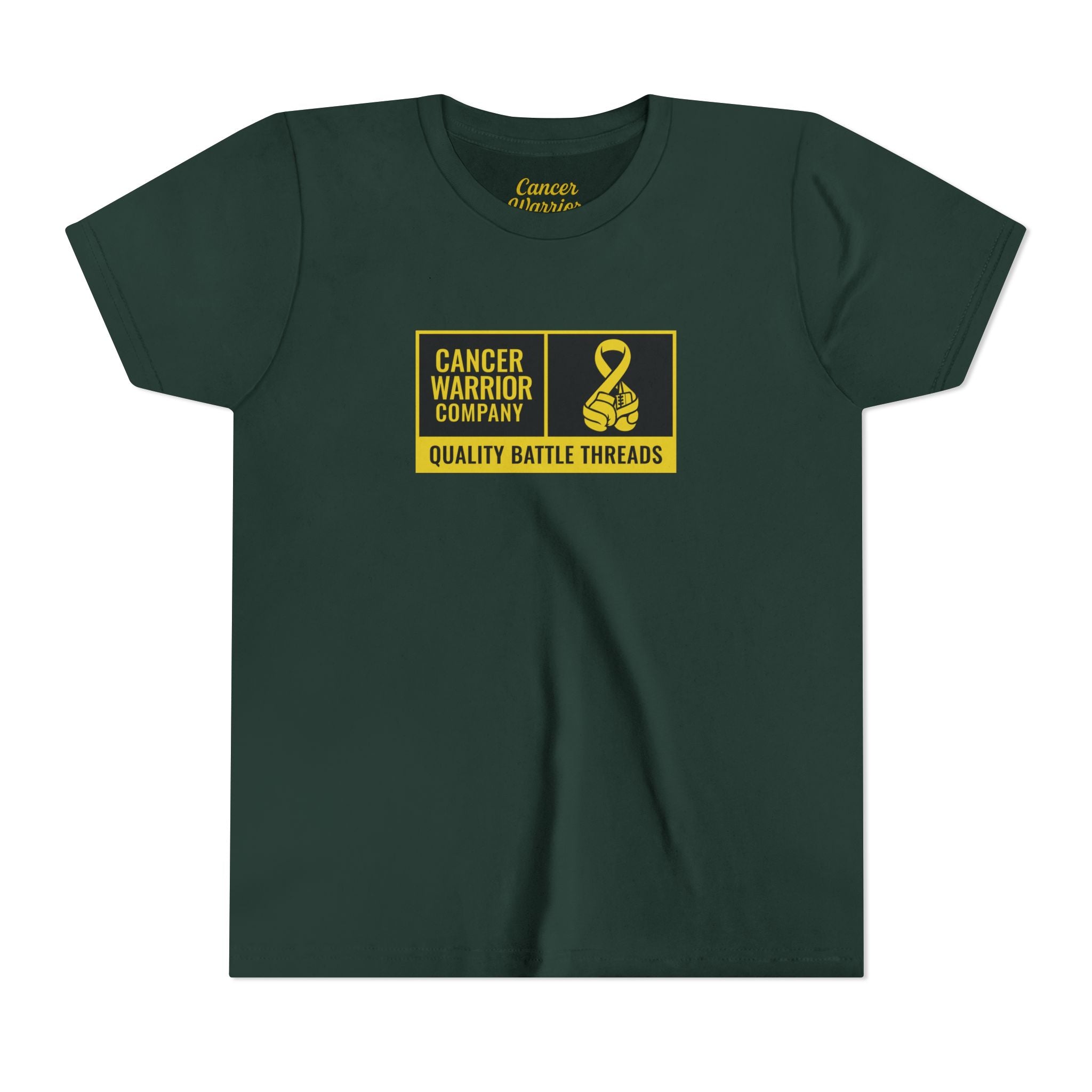 Youth - Cancer Warrior Company - Label Logo Tee