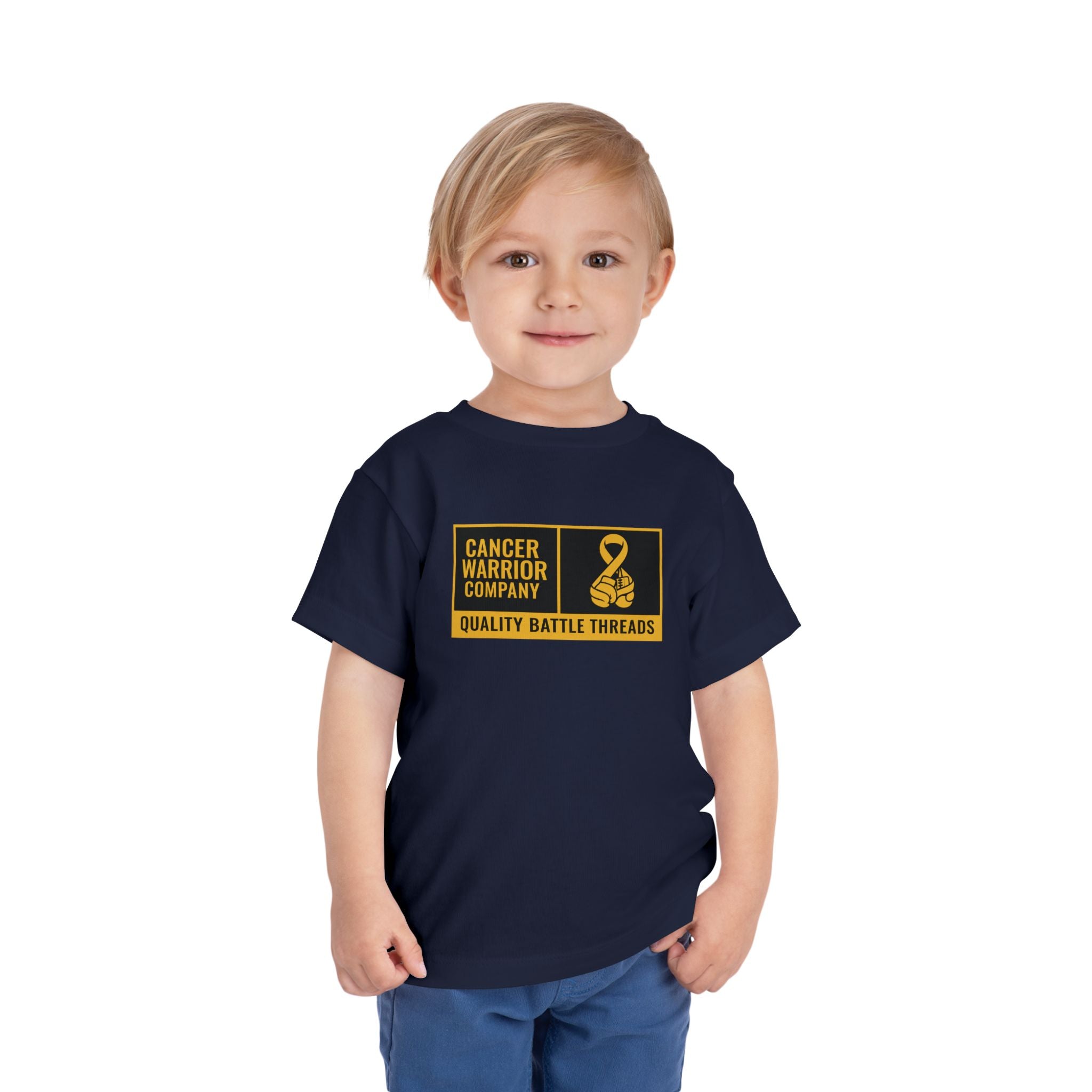 Toddler - Cancer Warrior Company - Label Logo Tee
