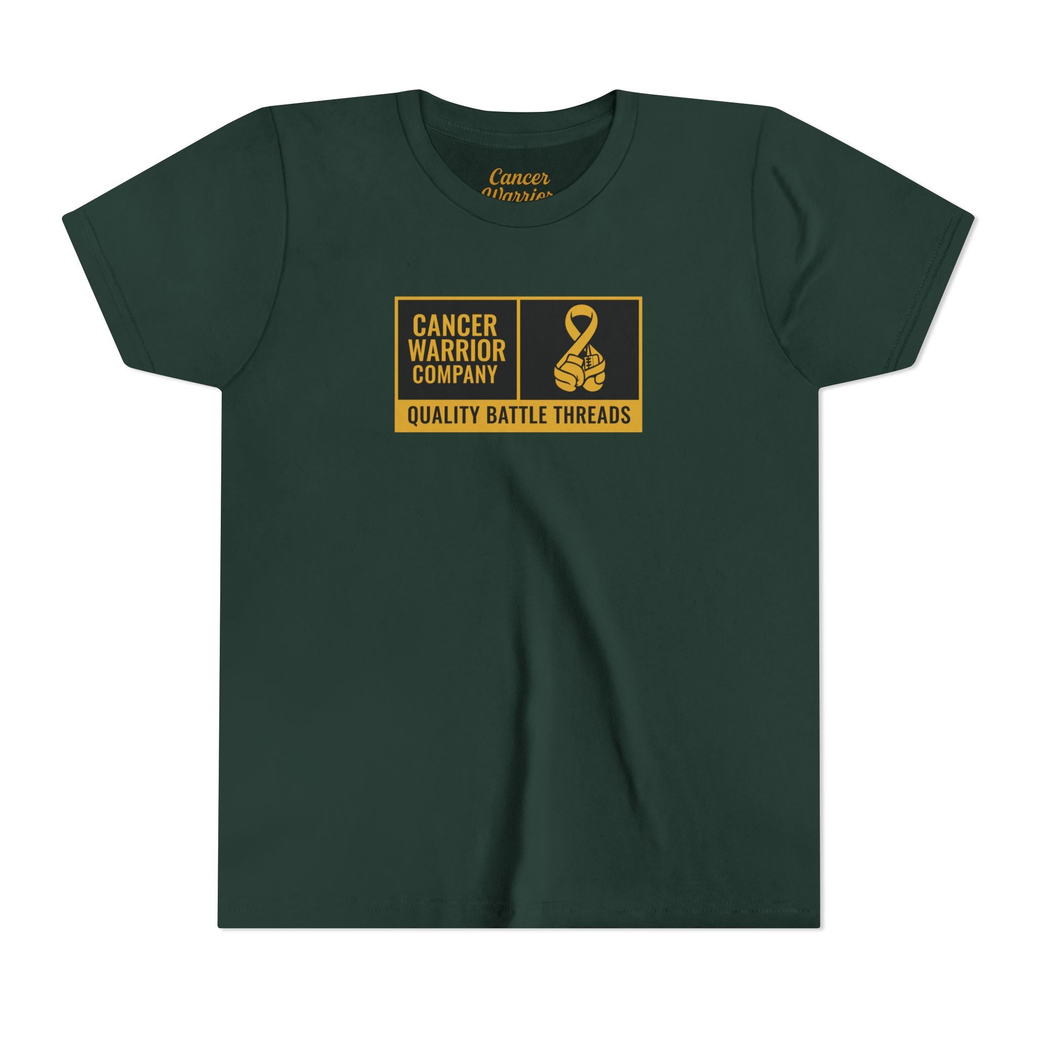 Youth - Cancer Warrior Company - Label Logo Tee