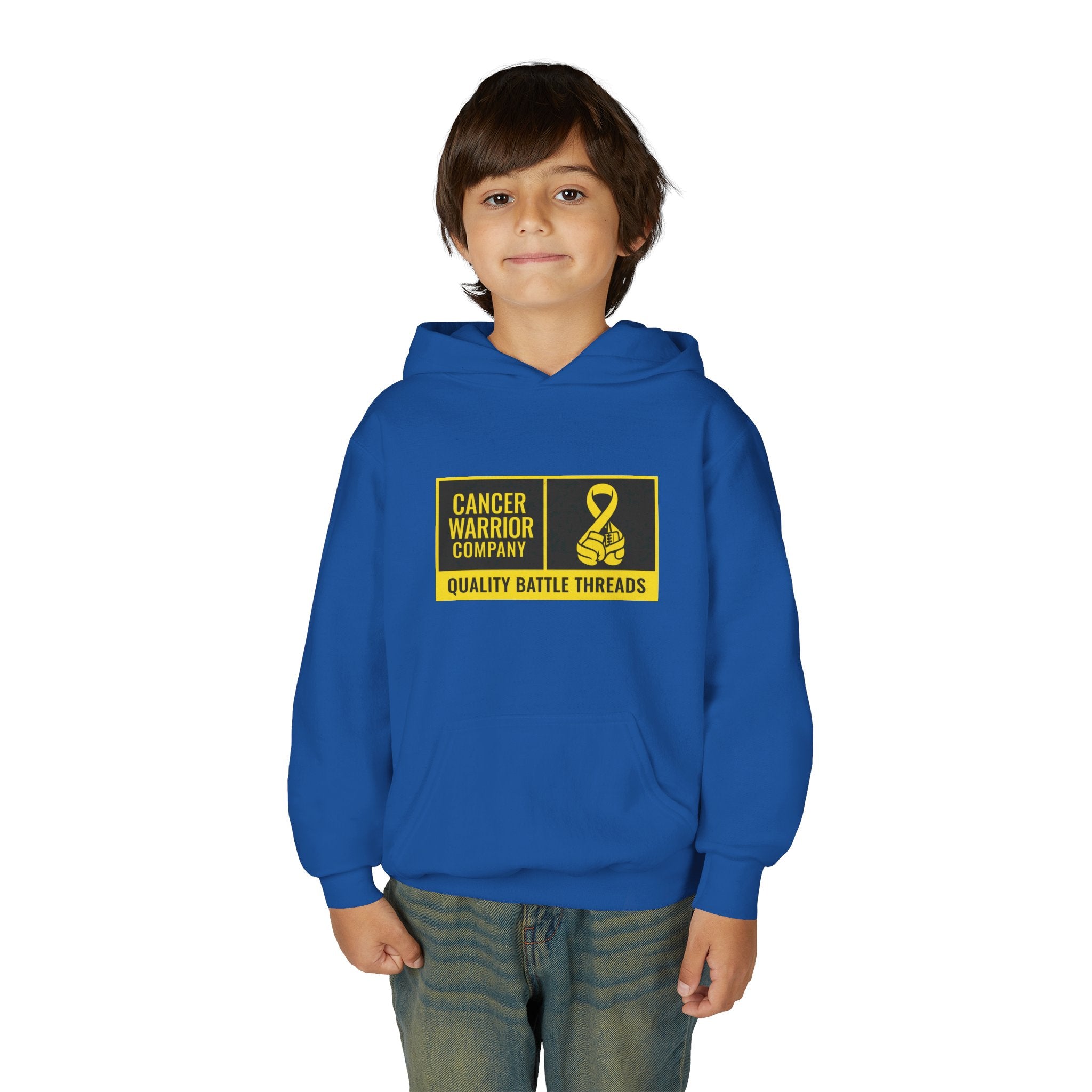 Youth - Cancer Warrior Company - Label Logo Hoodie