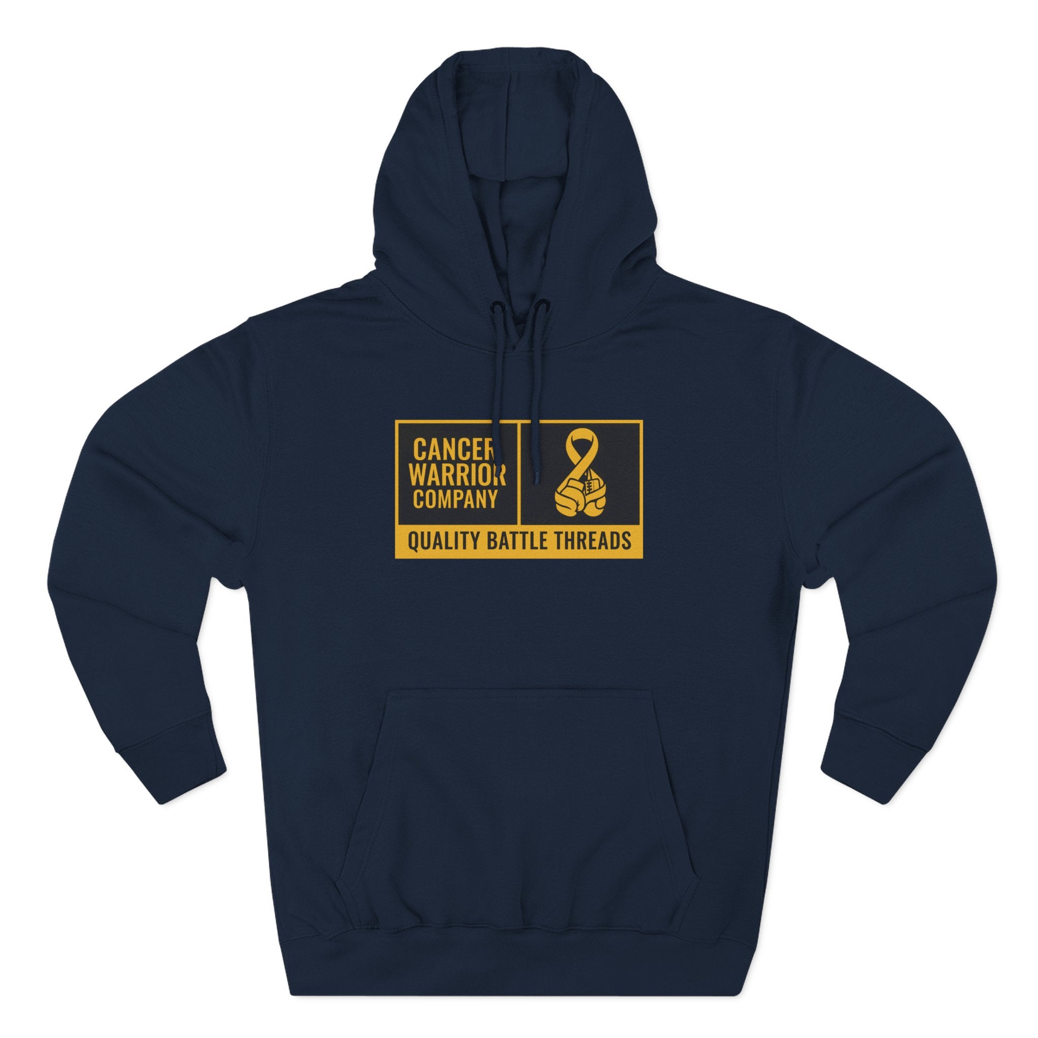 Adult (Unisex) - Cancer Warrior Company - Label Logo Hoodie