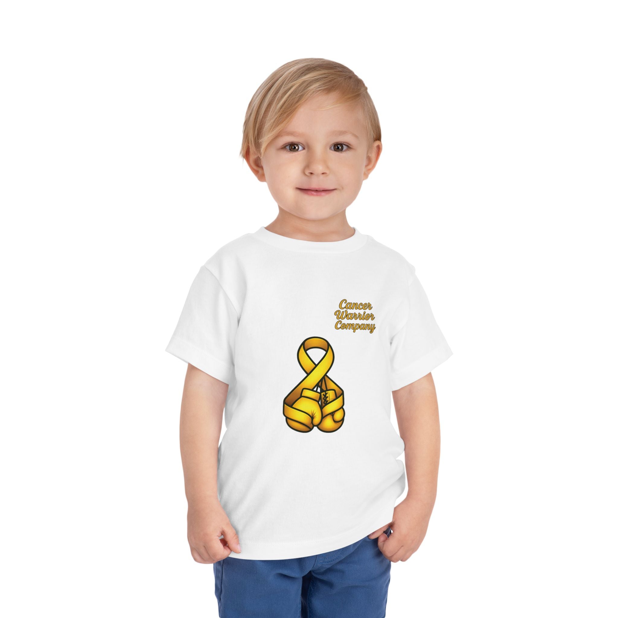 Toddler - Cancer Warrior Company - Boxing Gloves Tee