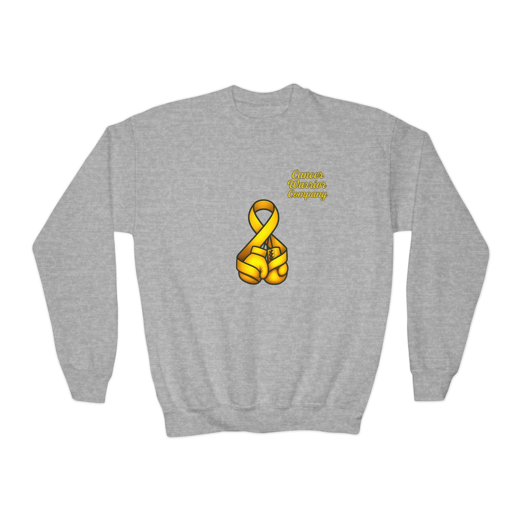 Youth - Cancer Warrior Company - Boxing Gloves Sweatshirt