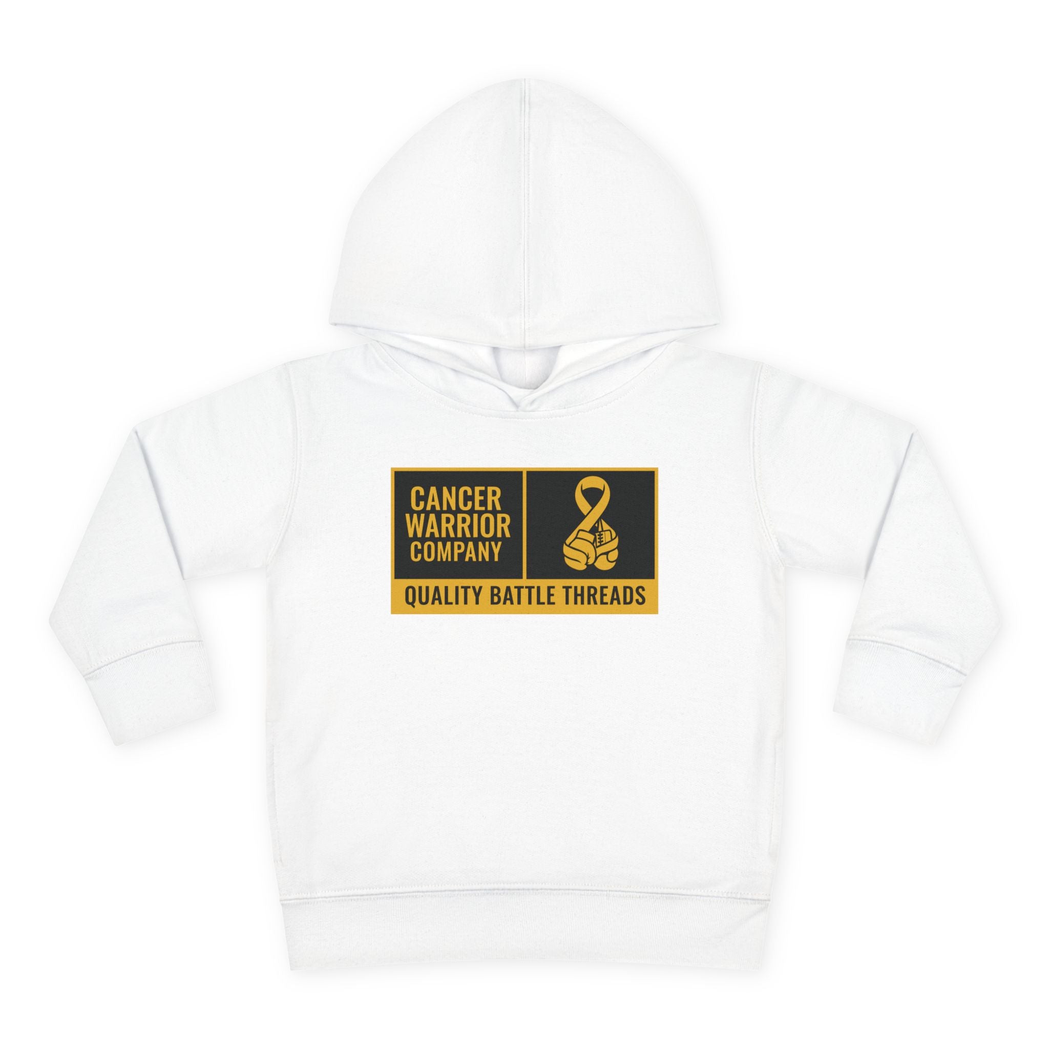Toddler - Cancer Warrior Company - Label Logo Hoodie