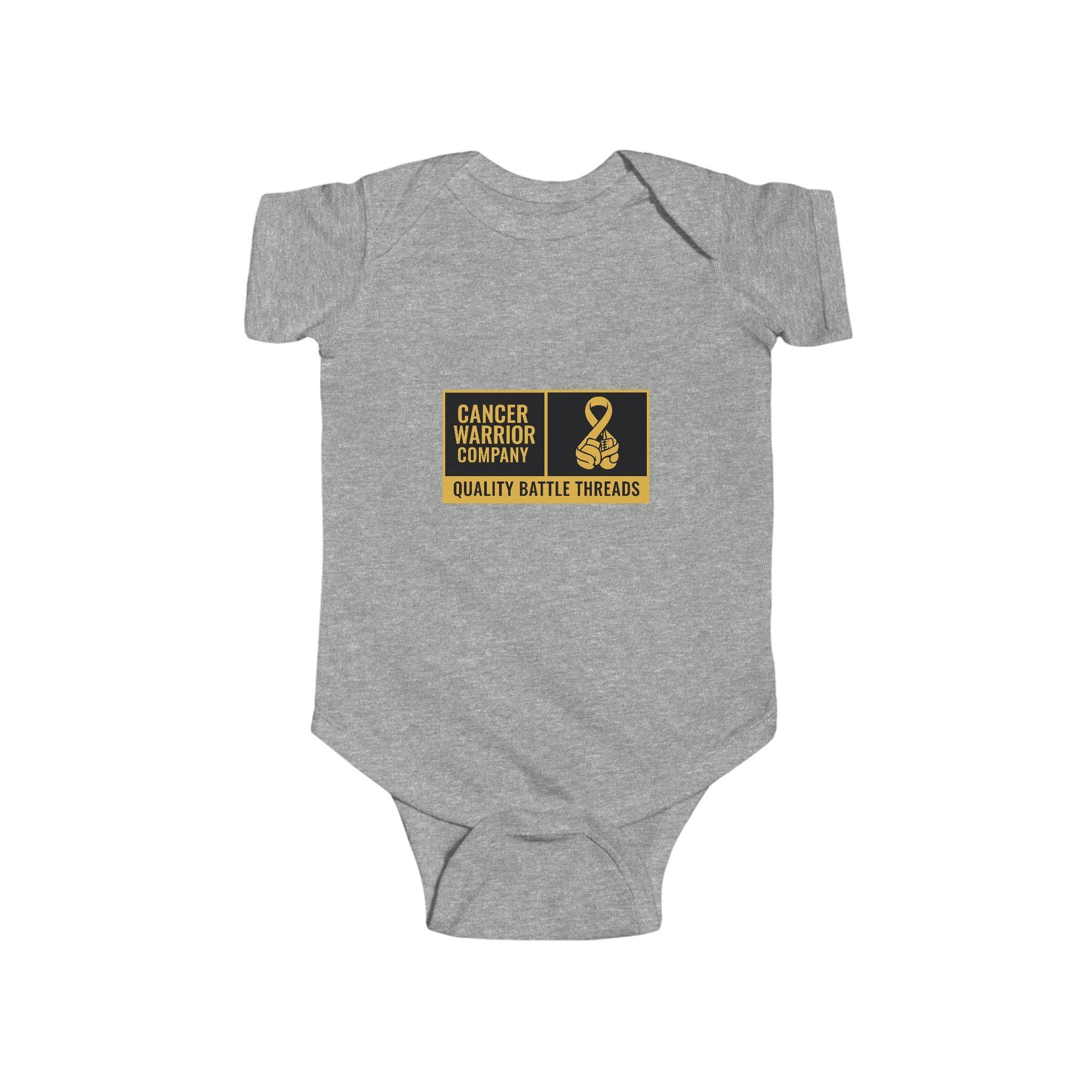 Infant - Cancer Warrior Company - Label Logo Bodysuit
