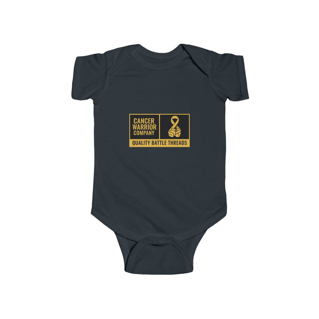 Infant - Cancer Warrior Company - Label Logo Bodysuit