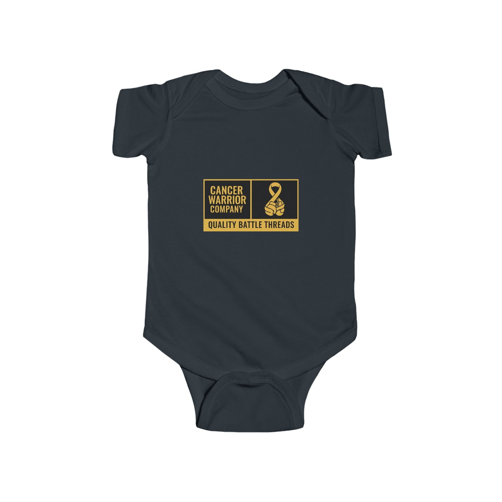 Infant - Cancer Warrior Company - Label Logo Bodysuit