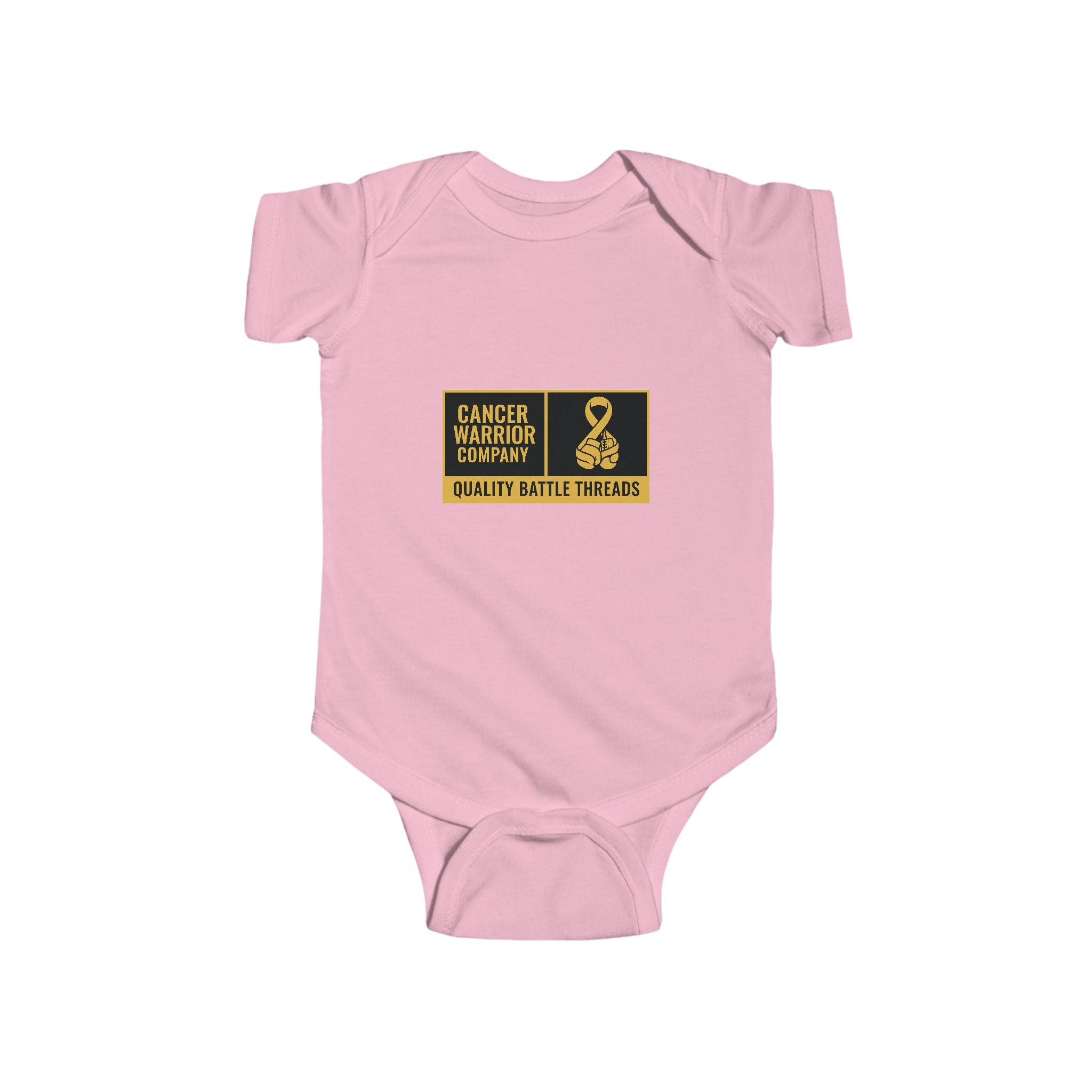 Infant - Cancer Warrior Company - Label Logo Bodysuit