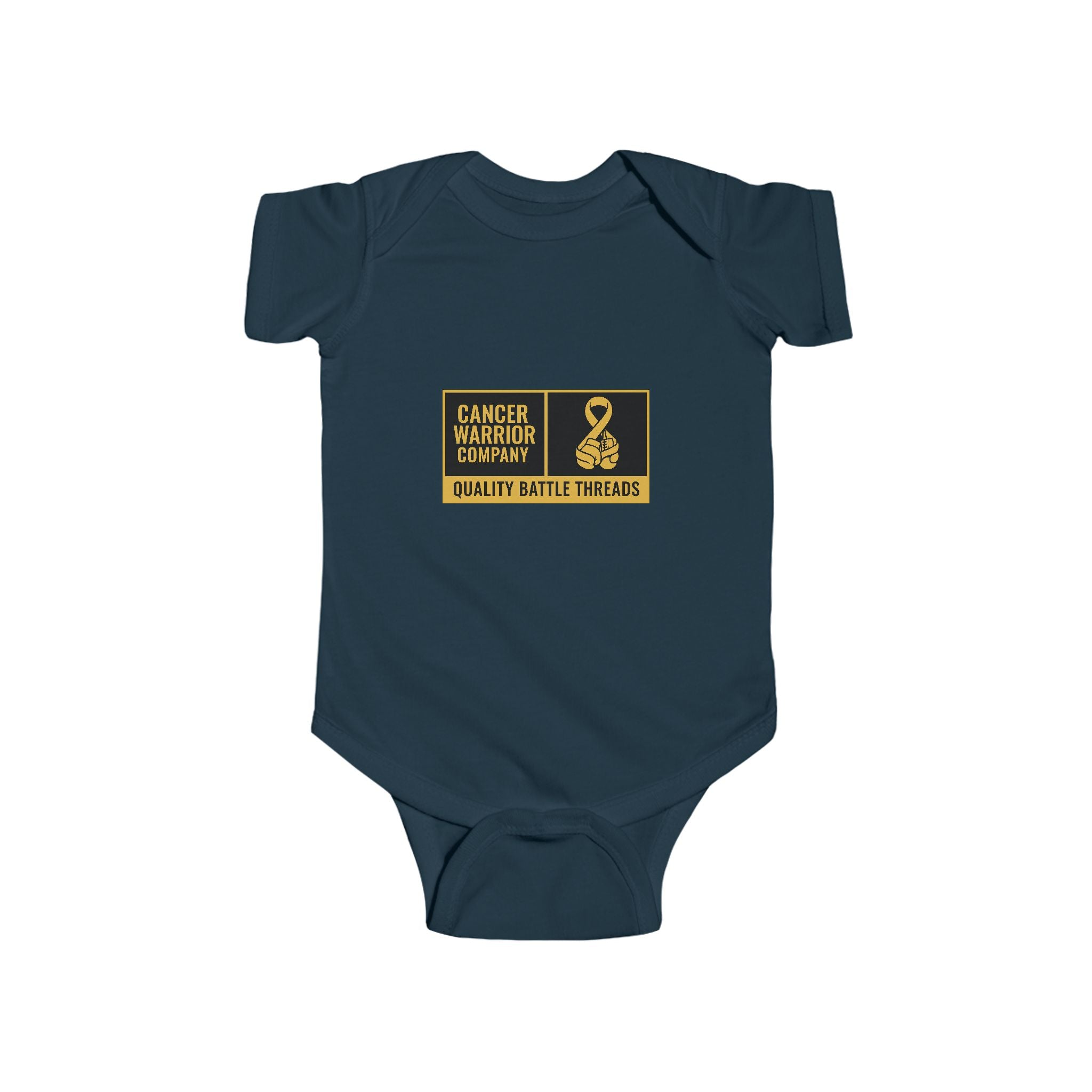 Infant - Cancer Warrior Company - Label Logo Bodysuit