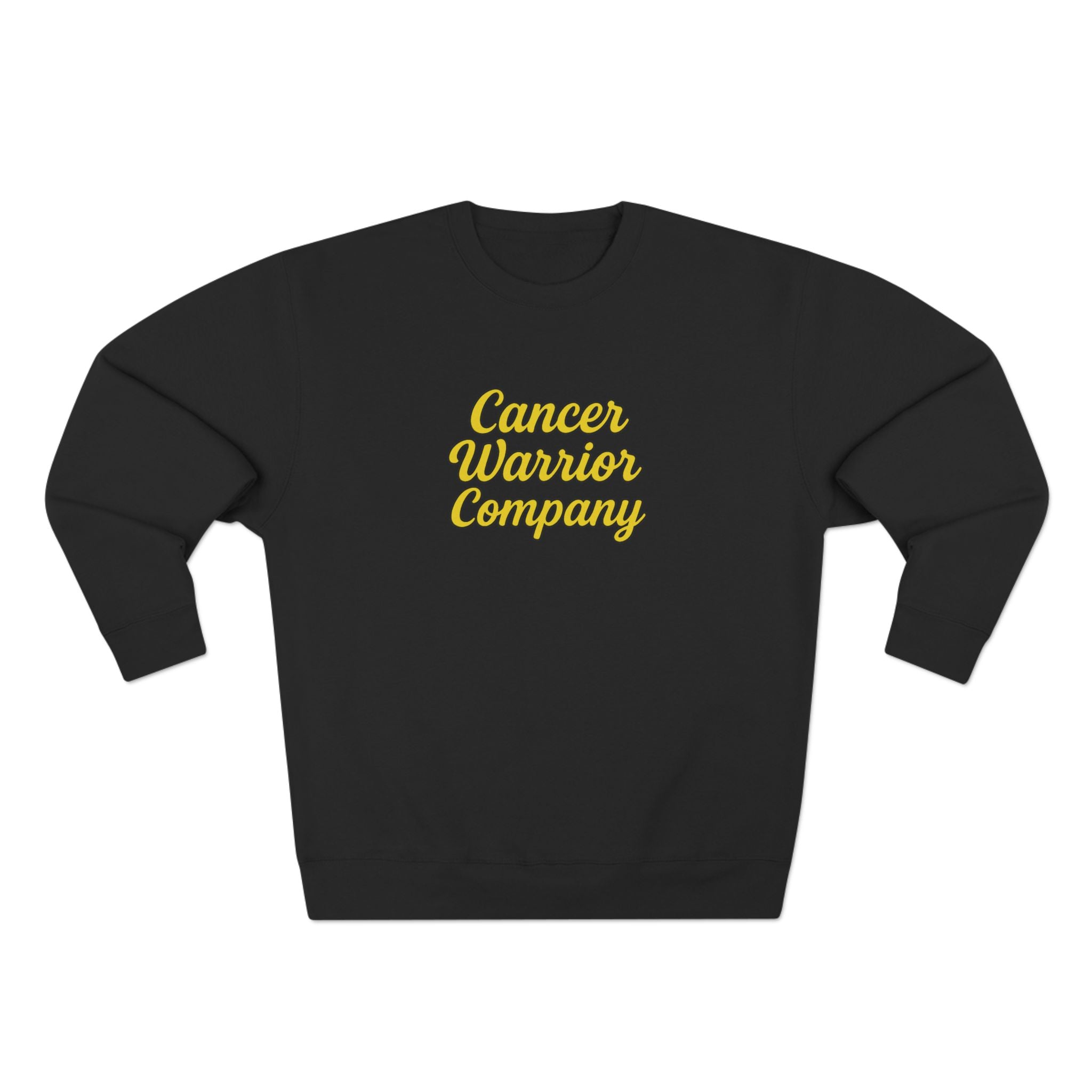 Adult (Unisex) - Cancer Warrior Company - Signature Script Sweatshirt