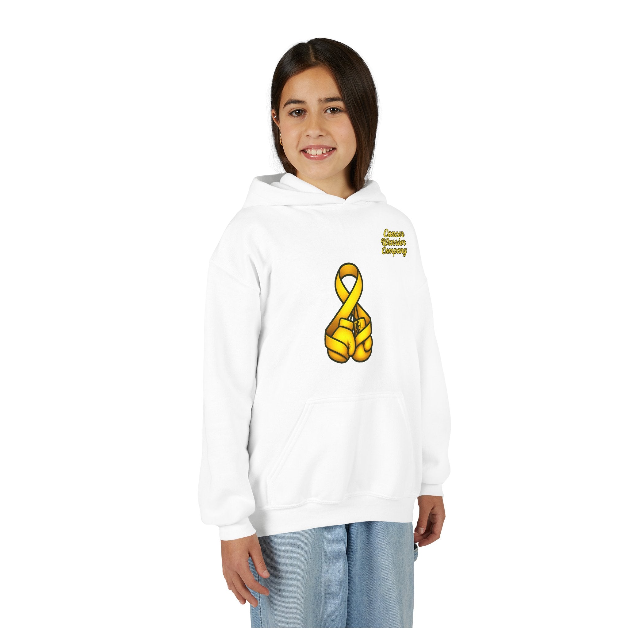 Youth - Cancer Warrior Company - Boxing Gloves Hoodie