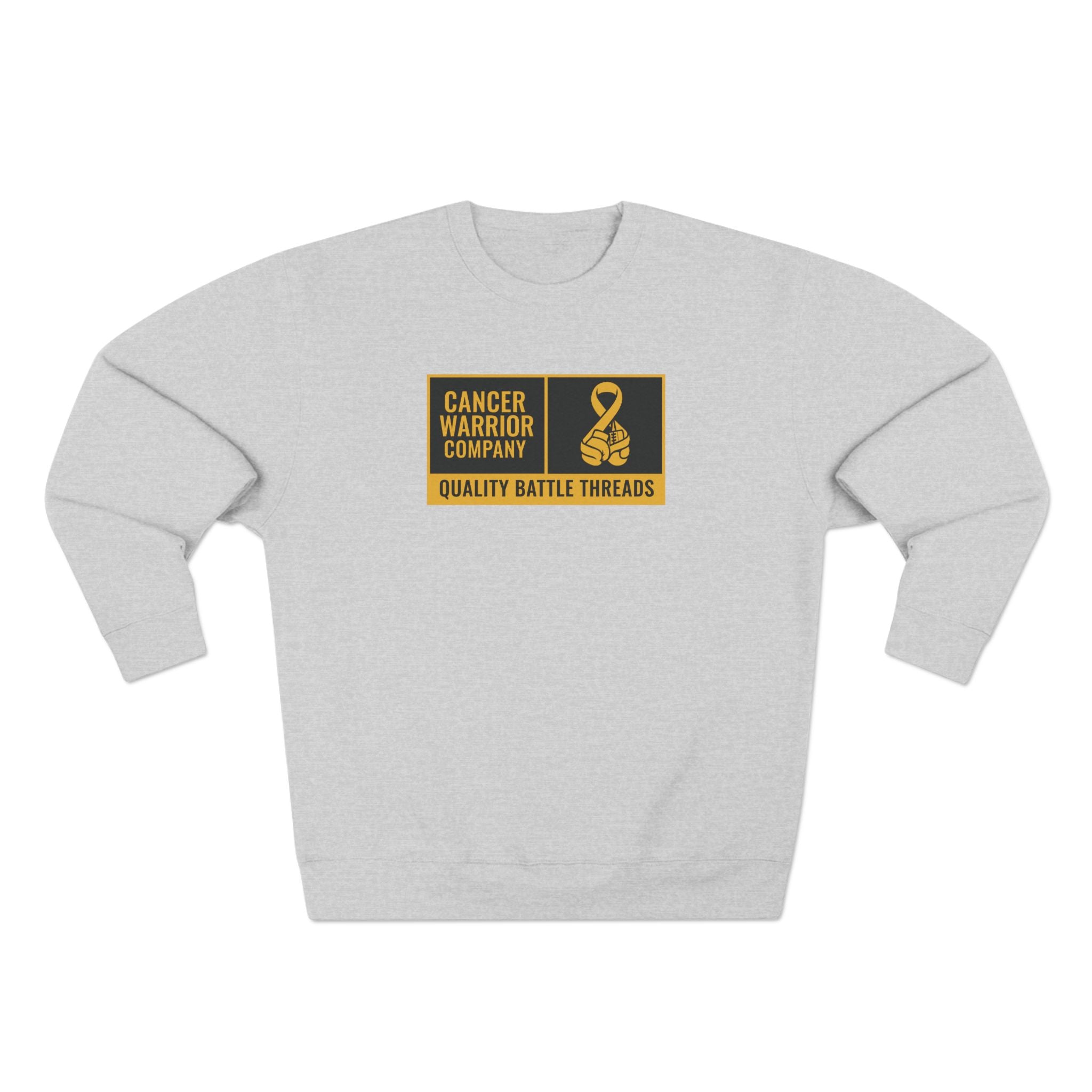 Adult (Unisex) - Cancer Warrior Company - Label Logo Sweatshirt