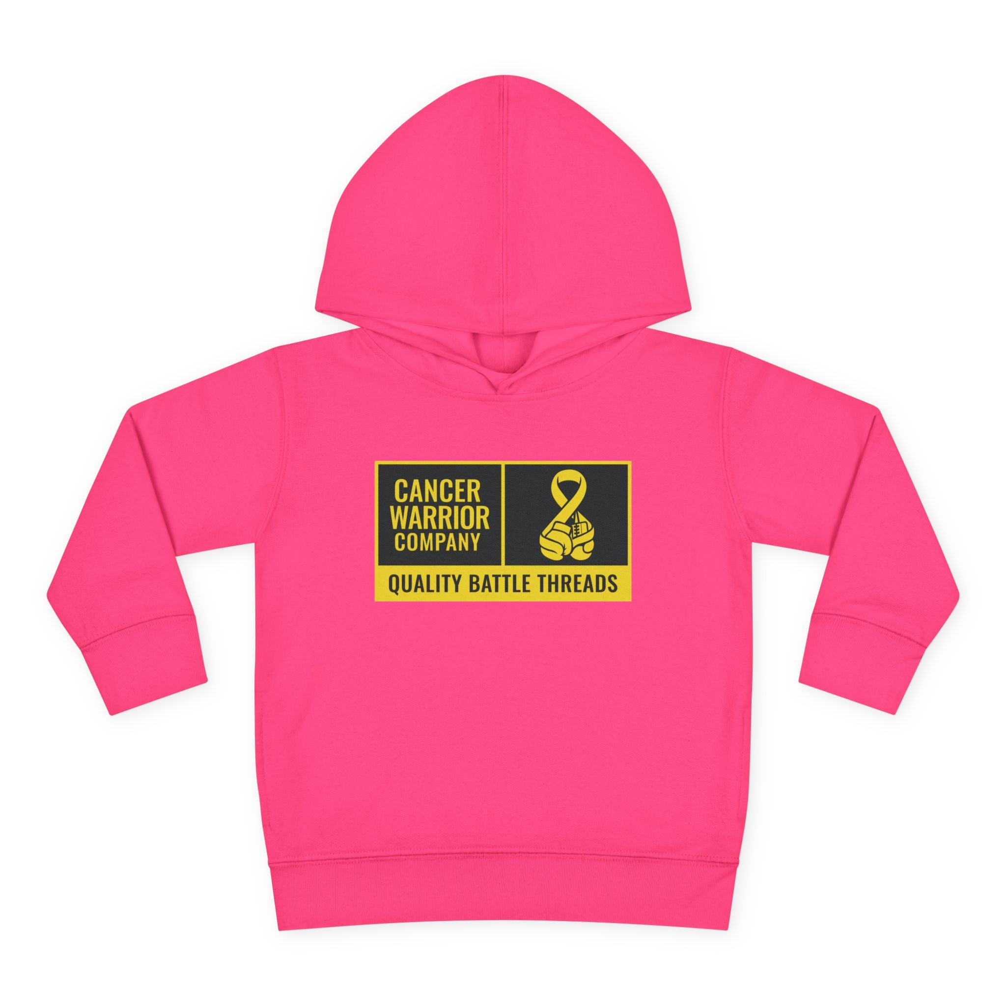 Toddler - Cancer Warrior Company - Label Logo Hoodie