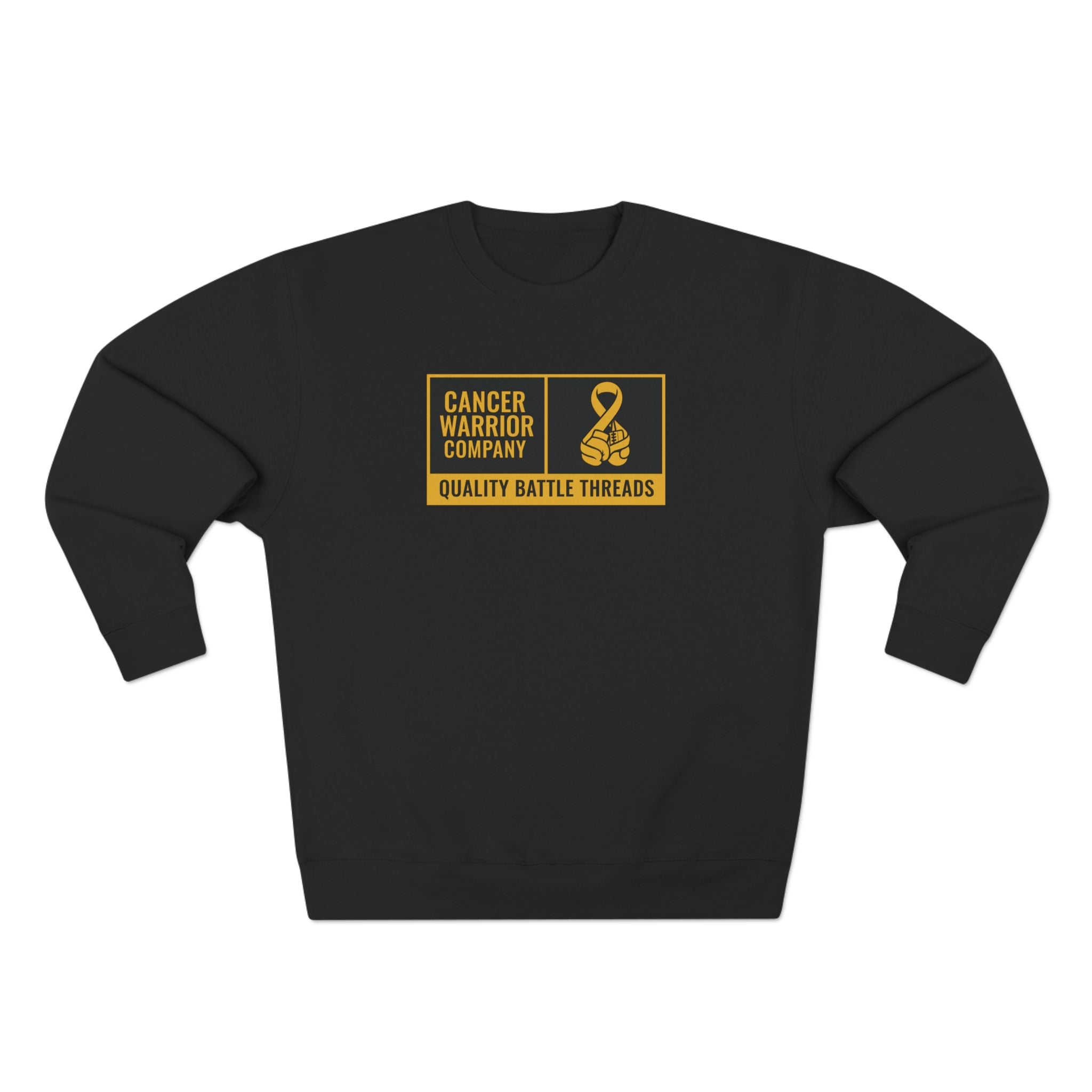 Adult (Unisex) - Cancer Warrior Company - Label Logo Sweatshirt